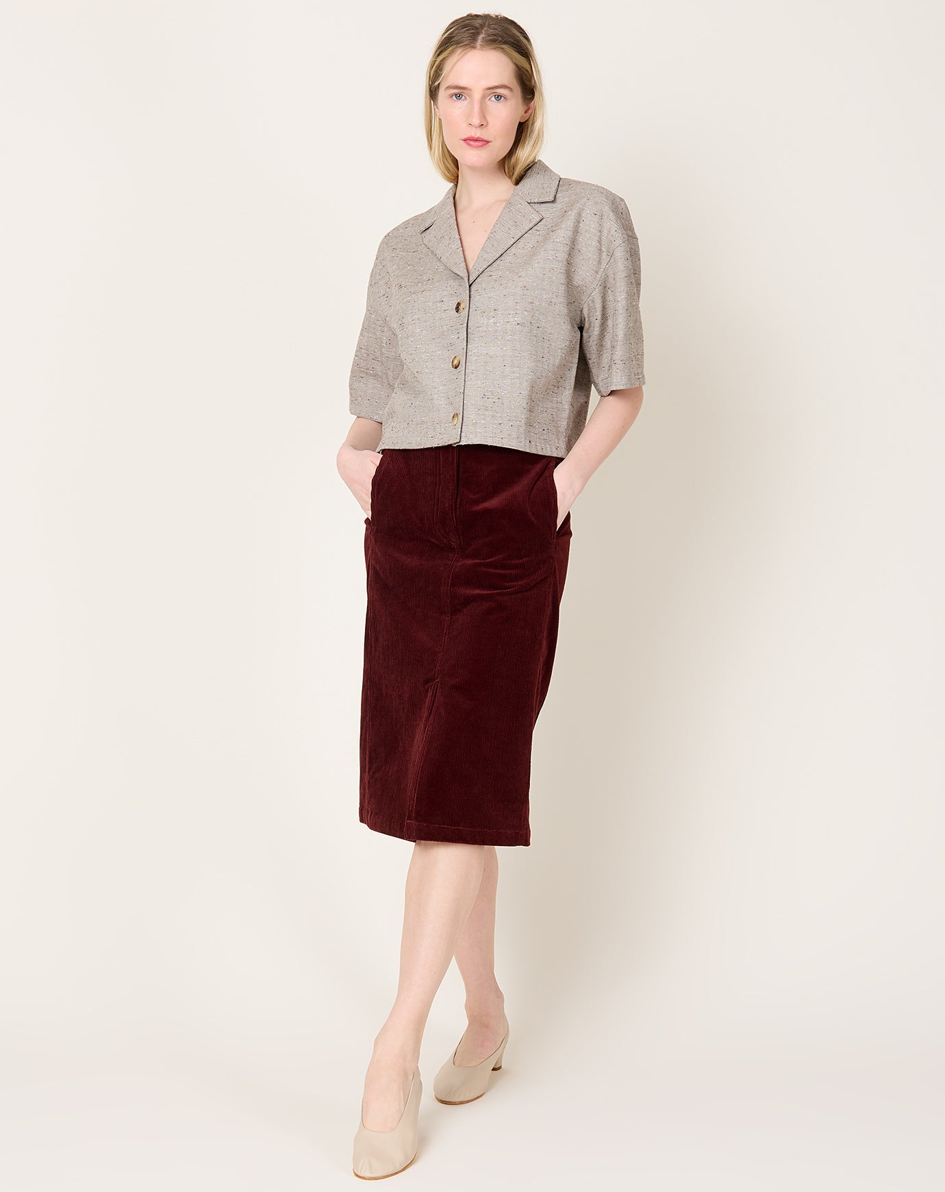 Rachel Comey Garra Skirt in Brick