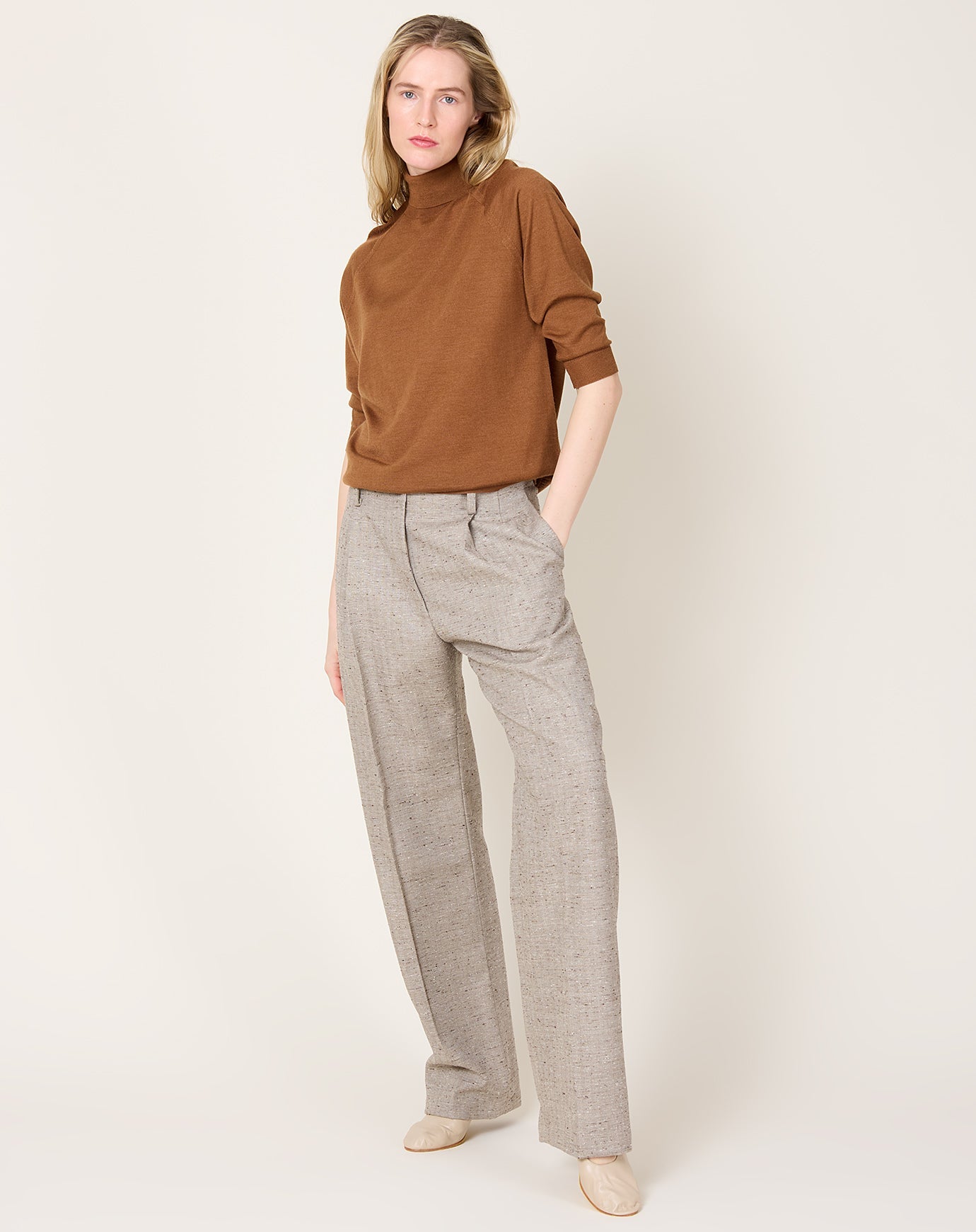 Rachel Comey Hurst Pant in Heather Brown