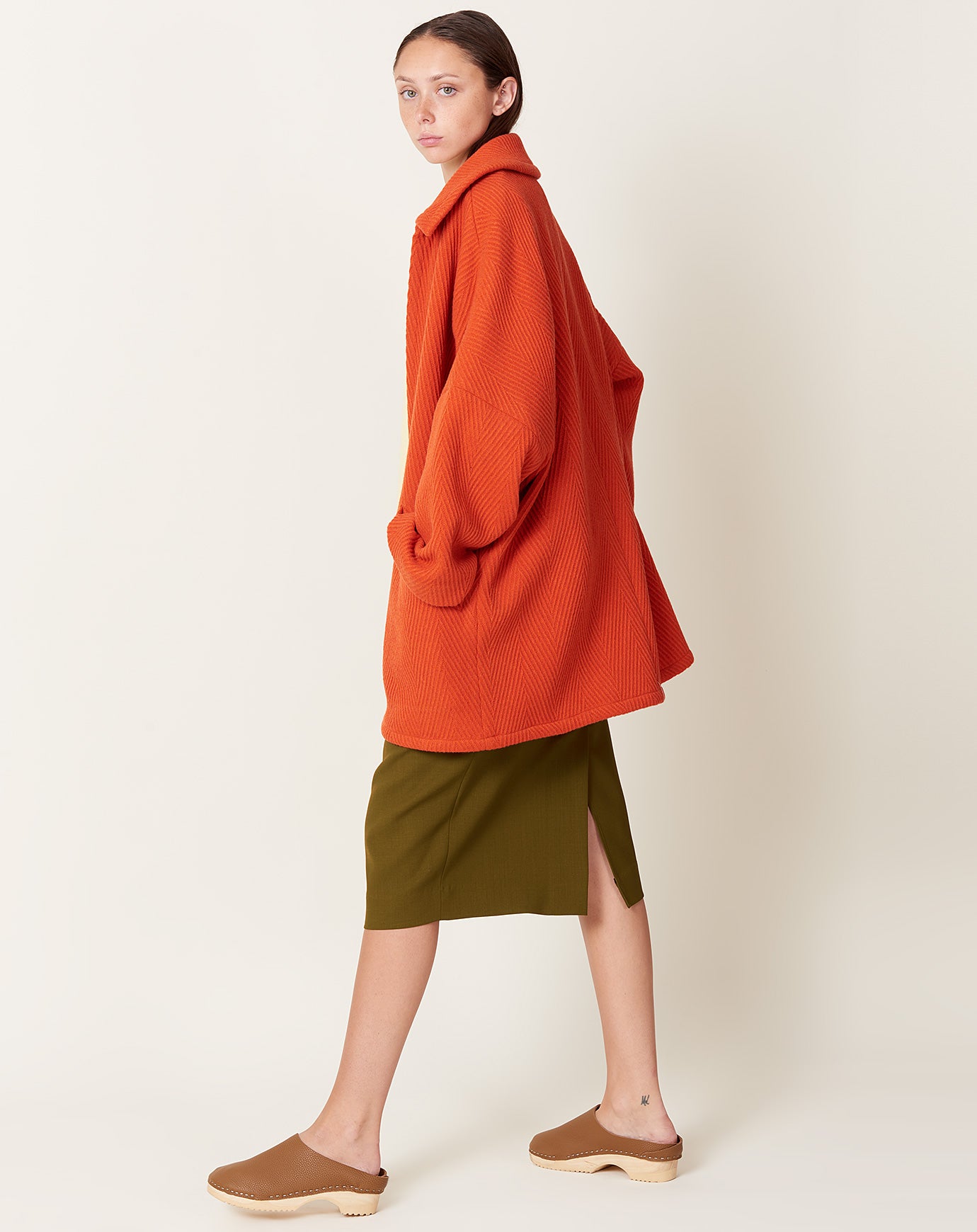 Rachel Comey Husk Coat in Orange