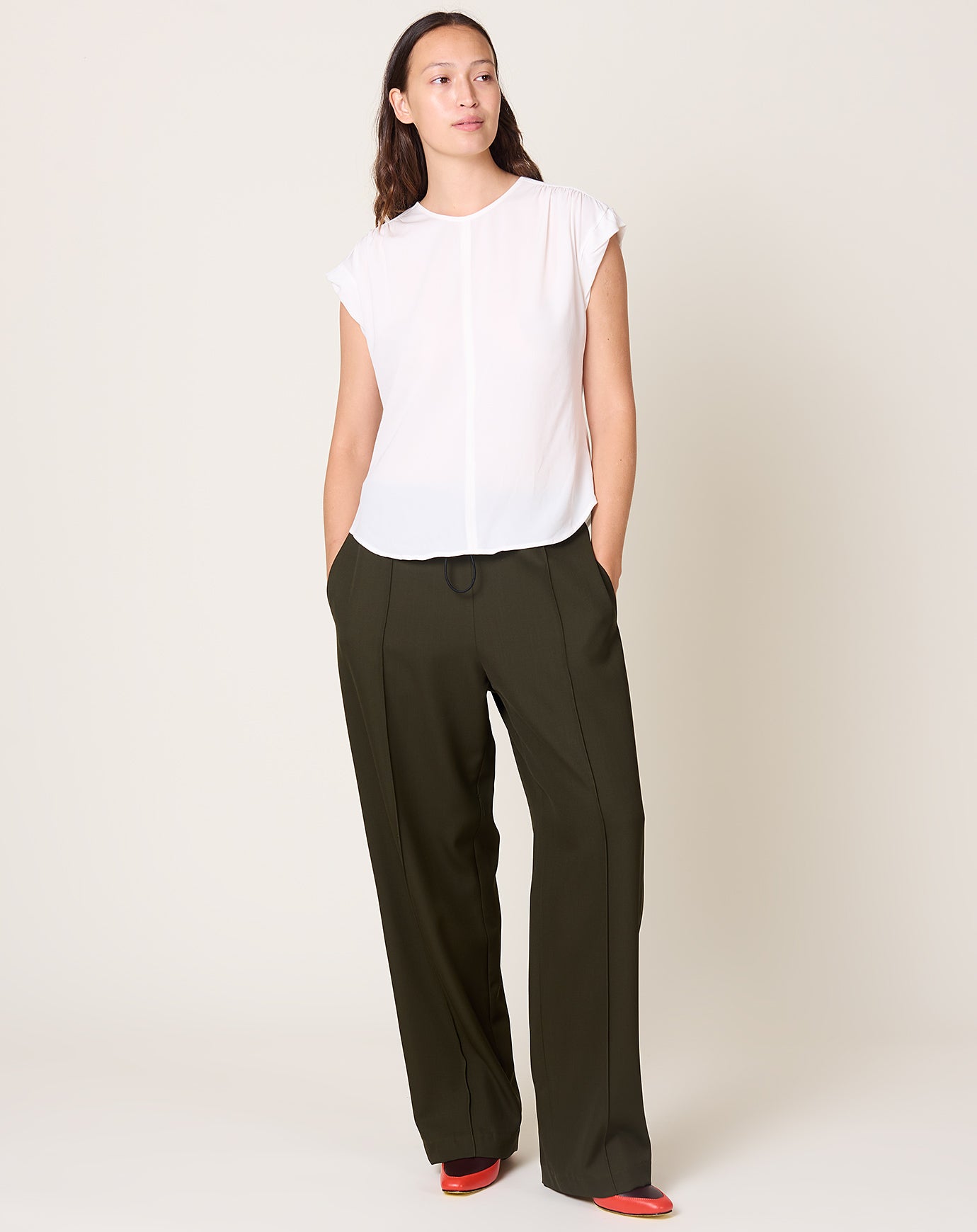 Rachel Comey Jacques Top in Off White