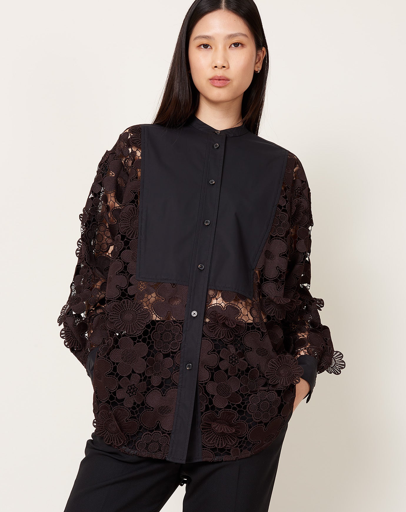 Rachel Comey Myra Top in Dark Brown