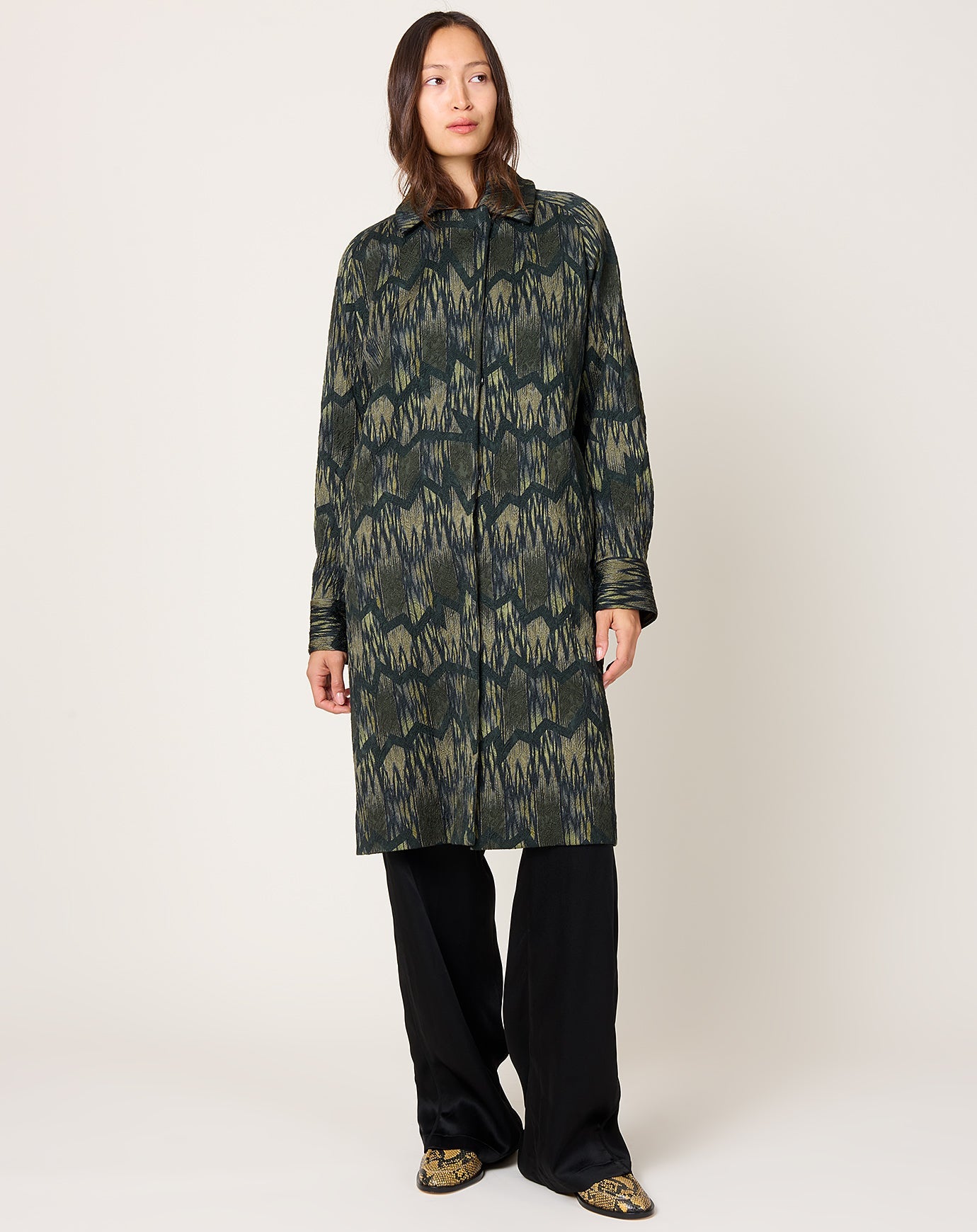 Rachel Comey Pragmata Trench in Olive