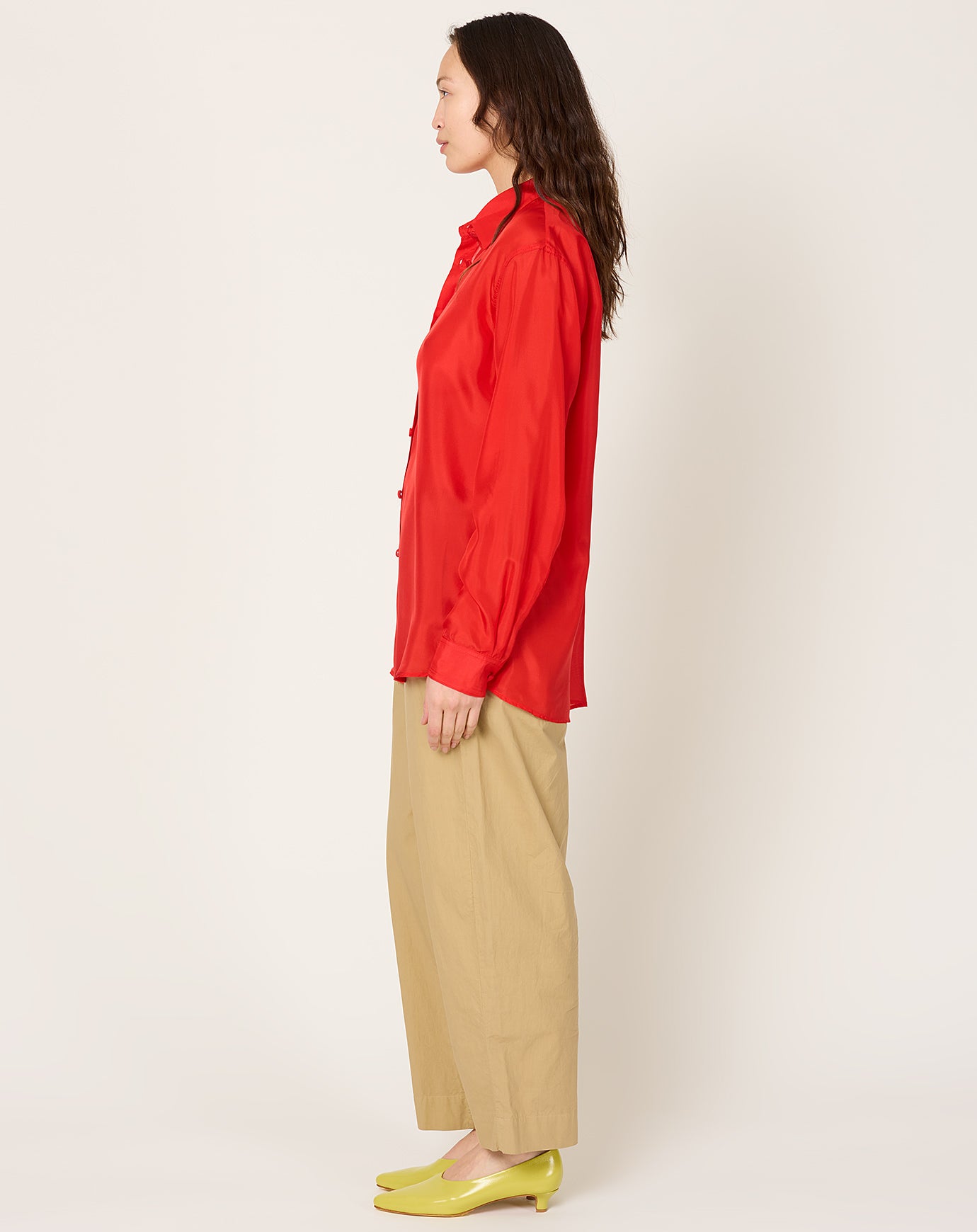 Rachel Comey Quinny Shirt in Red