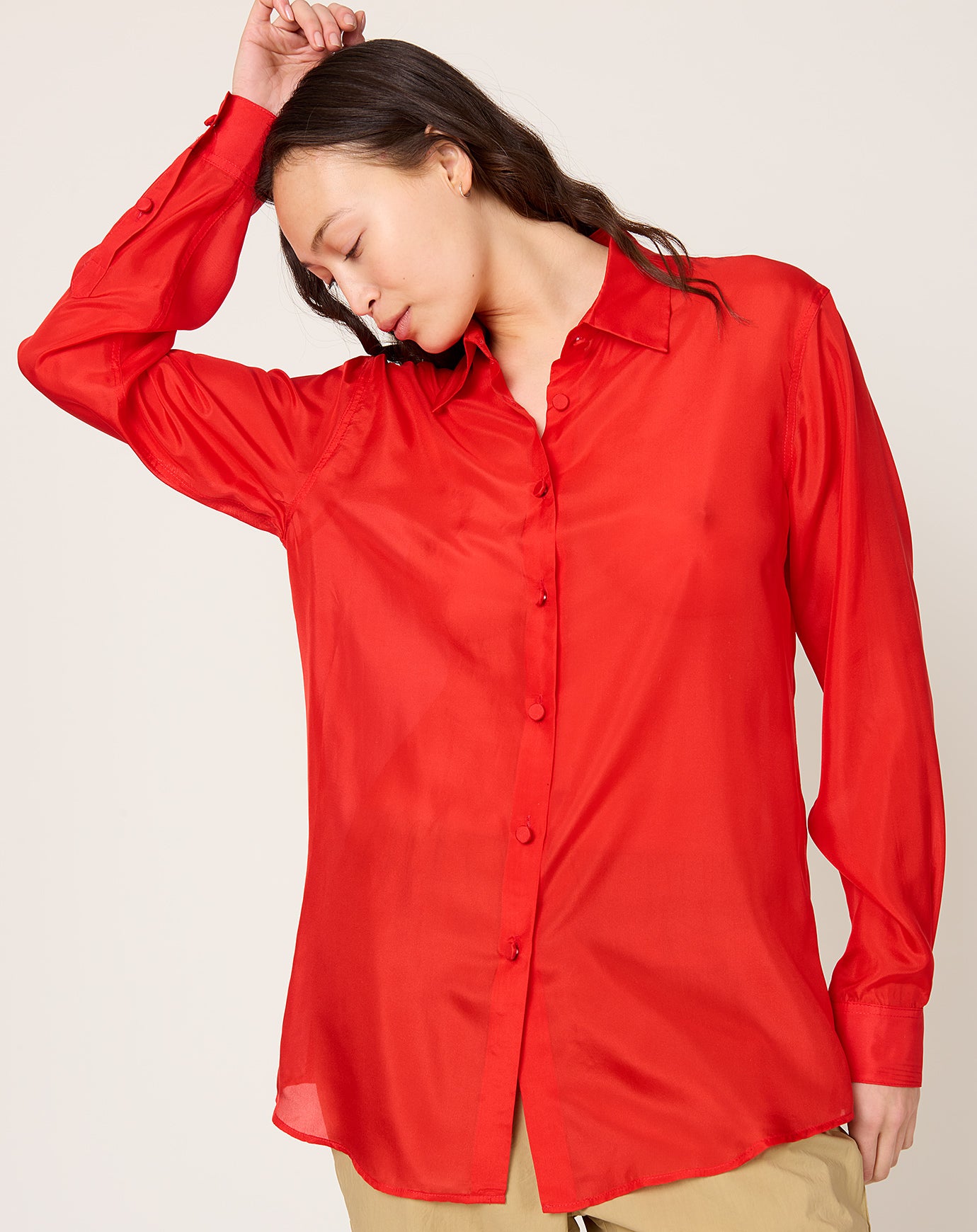 Rachel Comey Quinny Shirt in Red