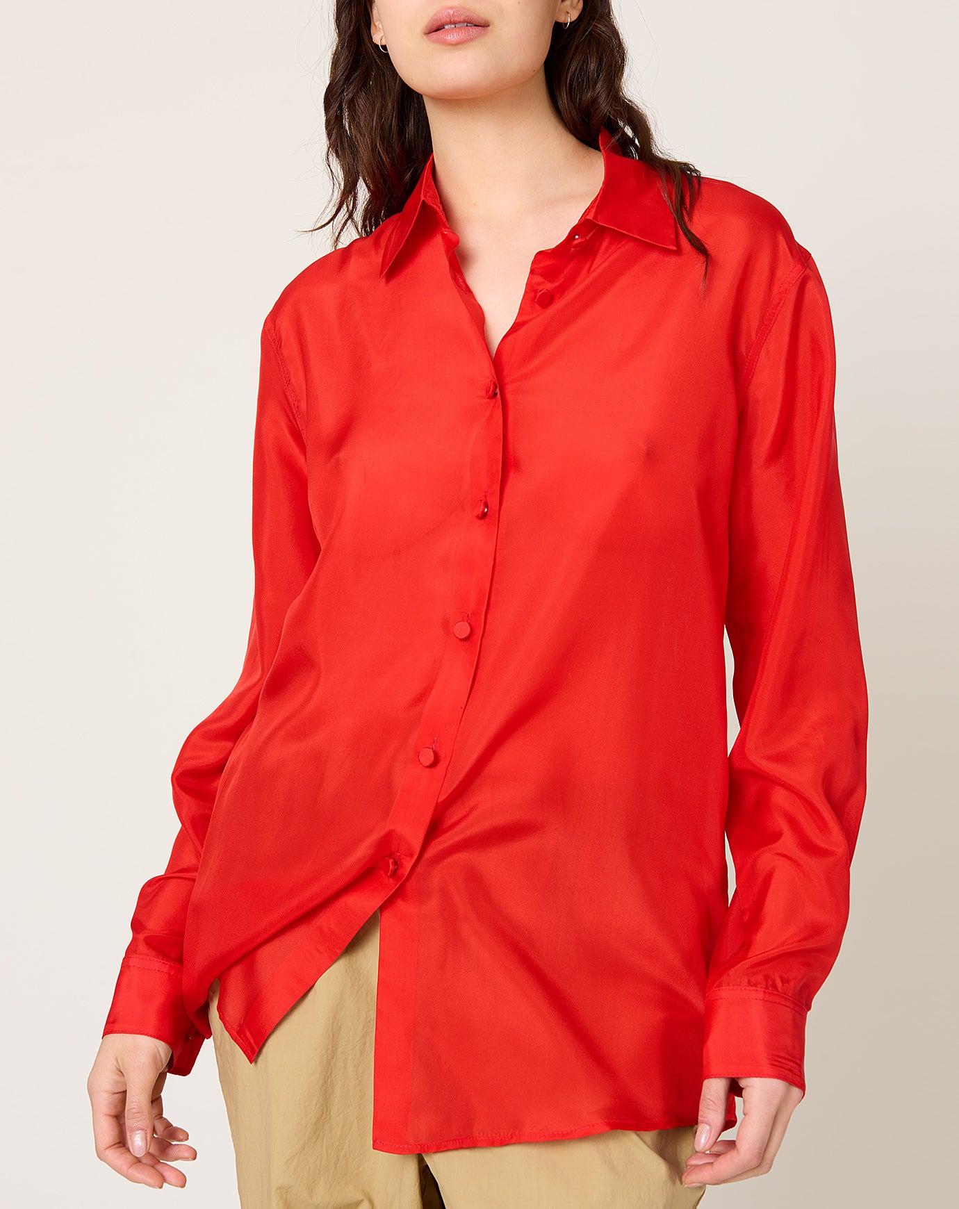 Rachel Comey Quinny Shirt in Red