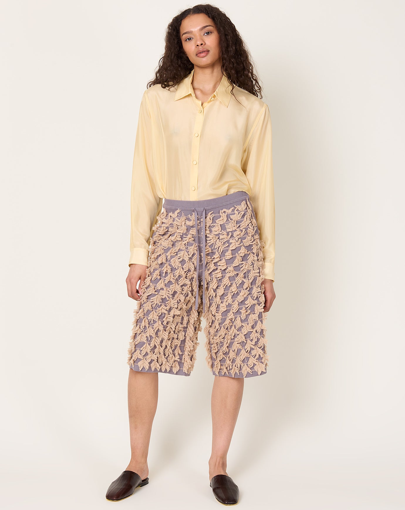 Rachel Comey Soleil Short in Dusty Mauve & Blush