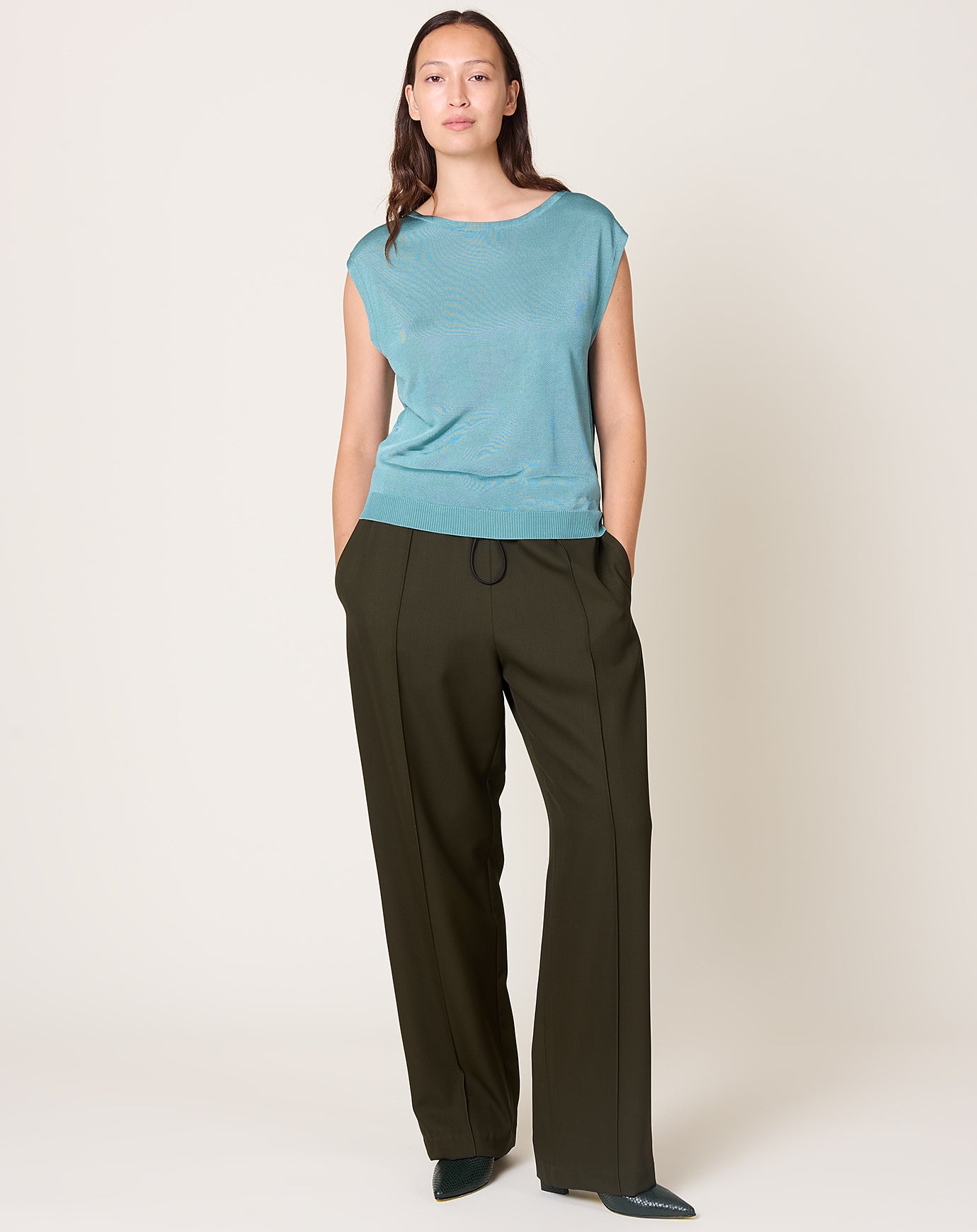 Rachel Comey Soren Top in Juniper