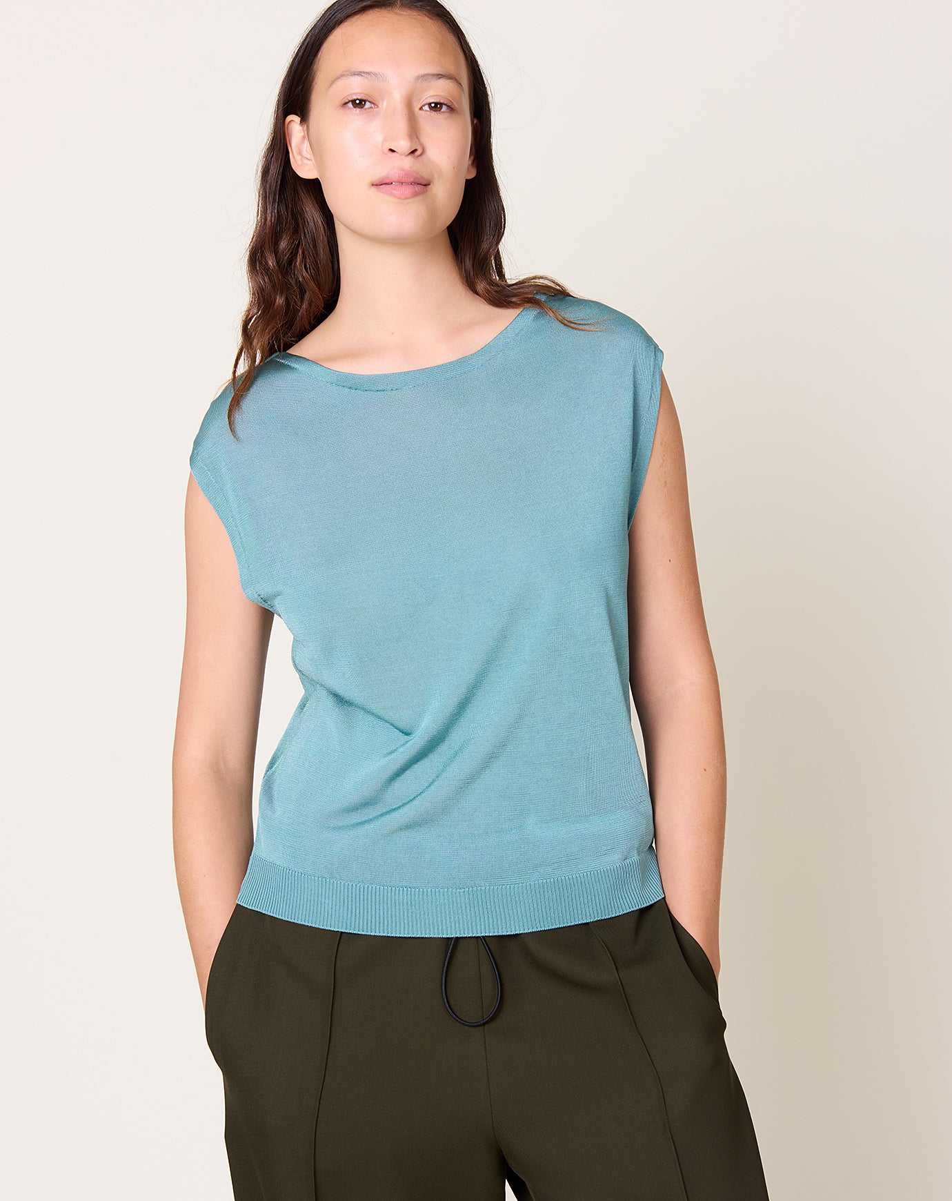 Rachel Comey Soren Top in Juniper