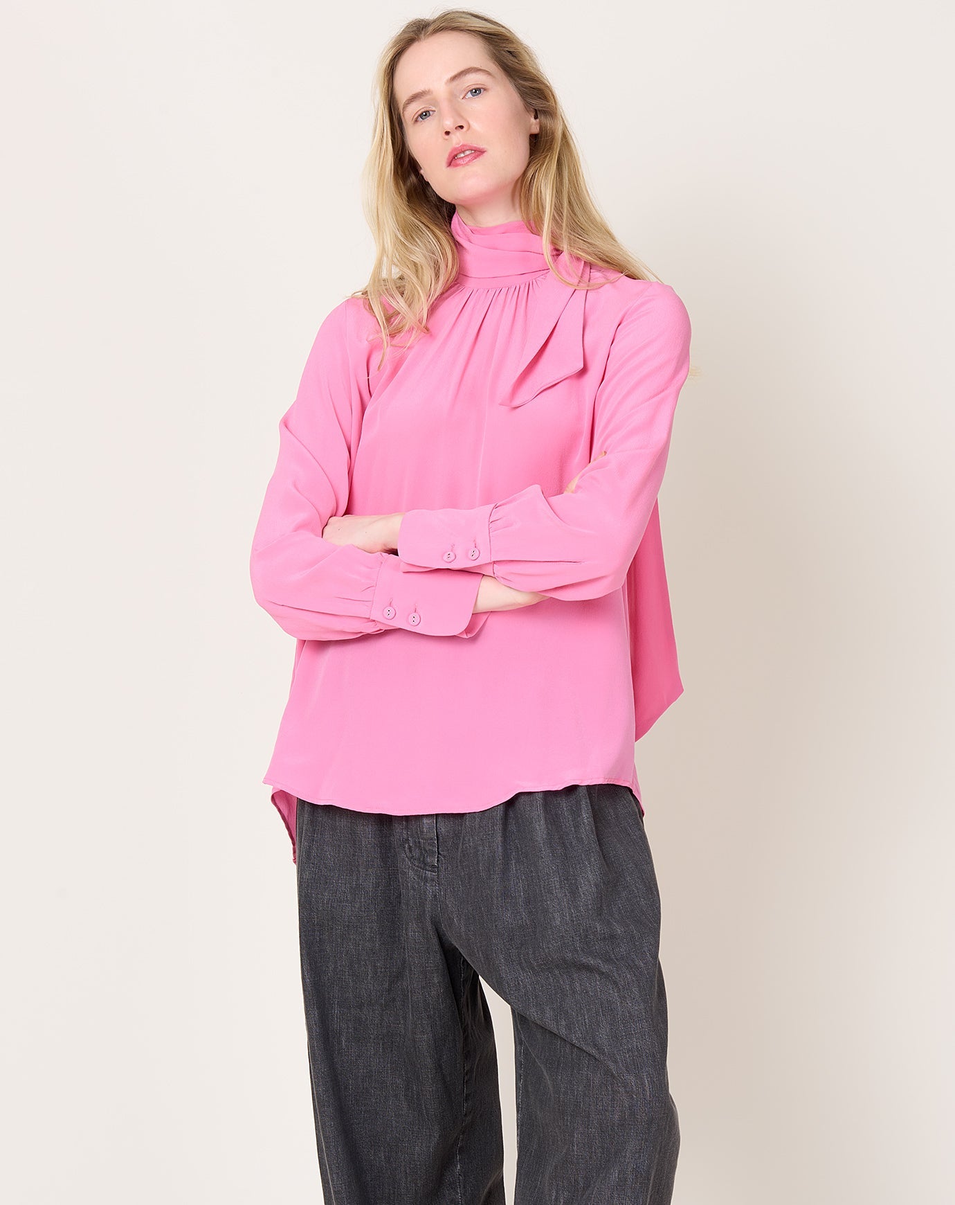 Rachel Comey Tie Rite Top in Pink