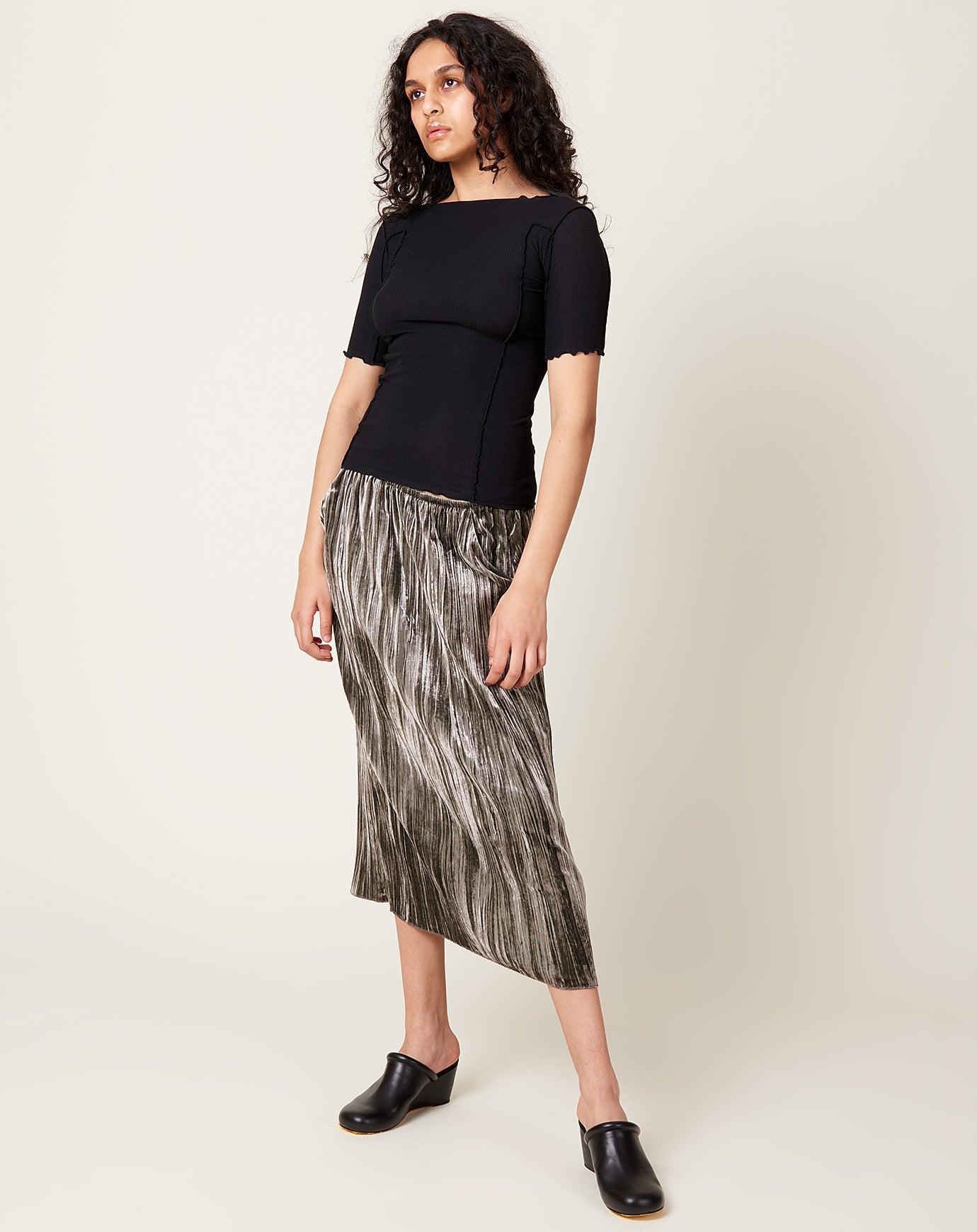 Rachel Comey Vela Skirt in Gunmetal