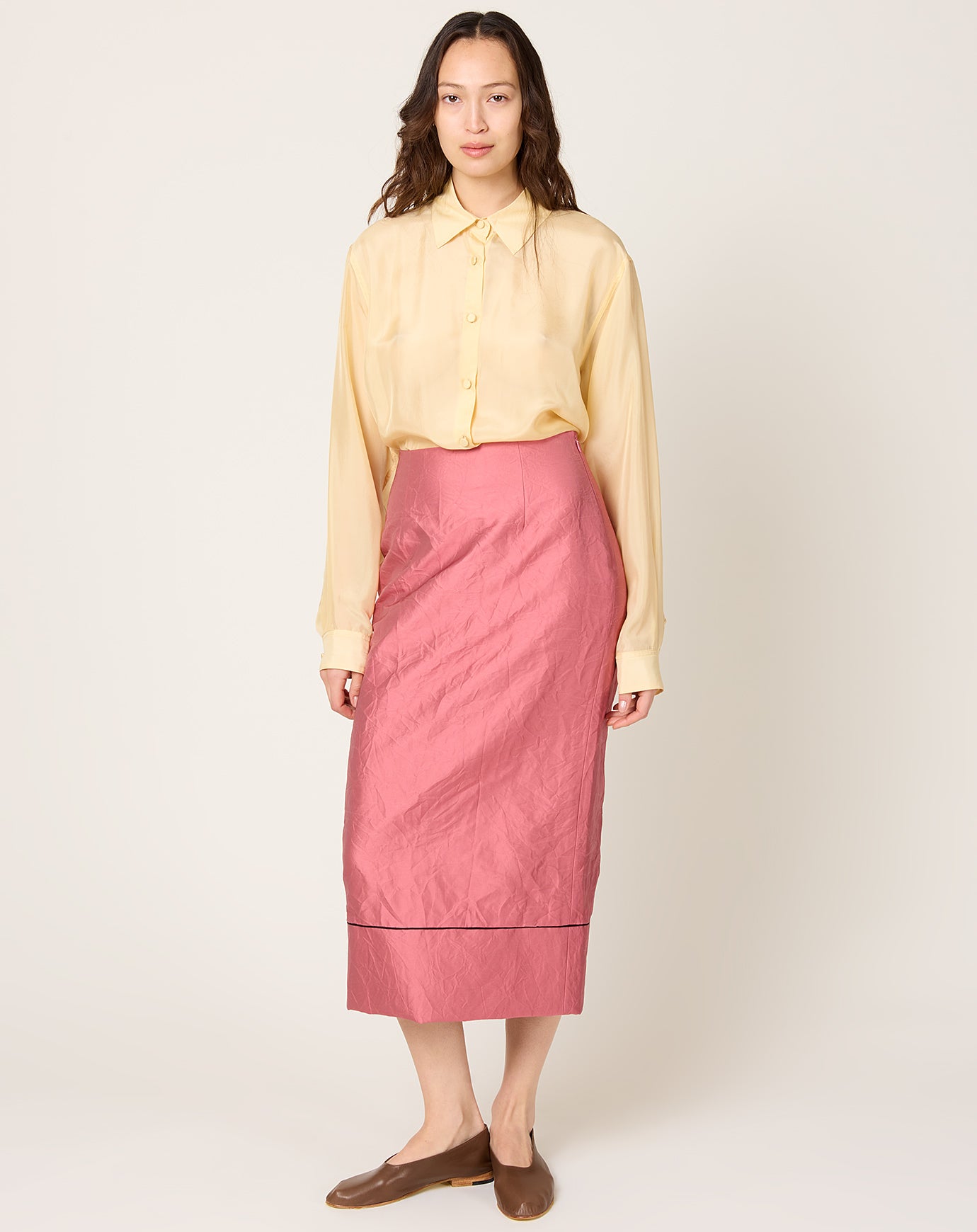 Rachel Comey Vick Skirt in Dark Pink