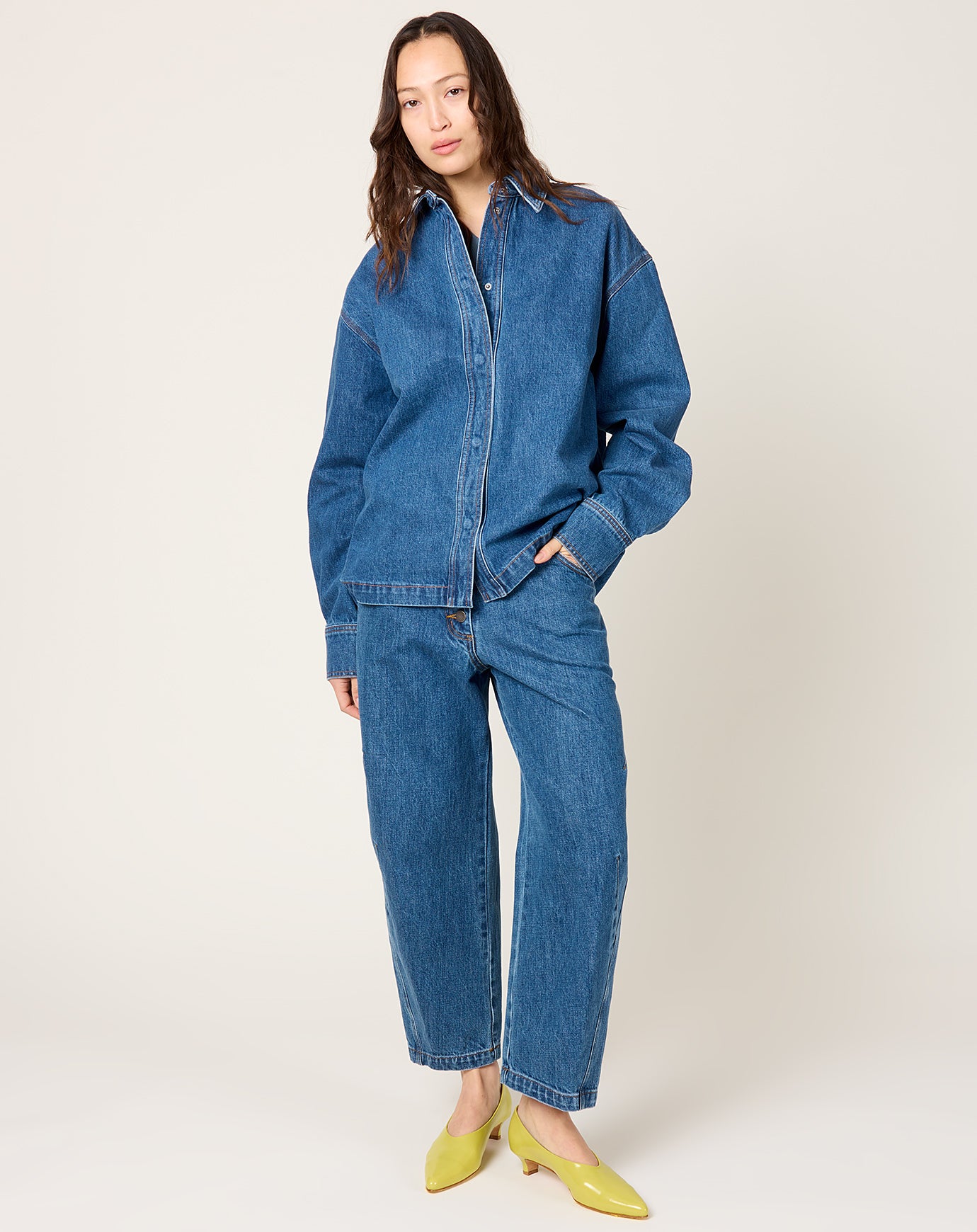 Rachel Comey Wade Shirt in Cool Indigo