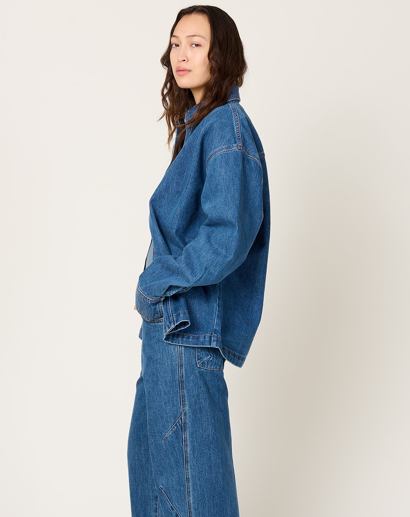Rachel Comey Wade Shirt in Cool Indigo