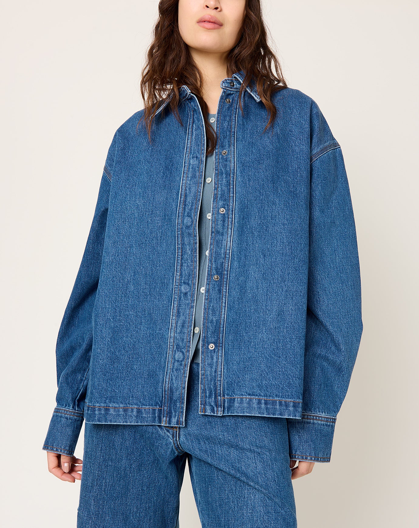 Rachel Comey Wade Shirt in Cool Indigo
