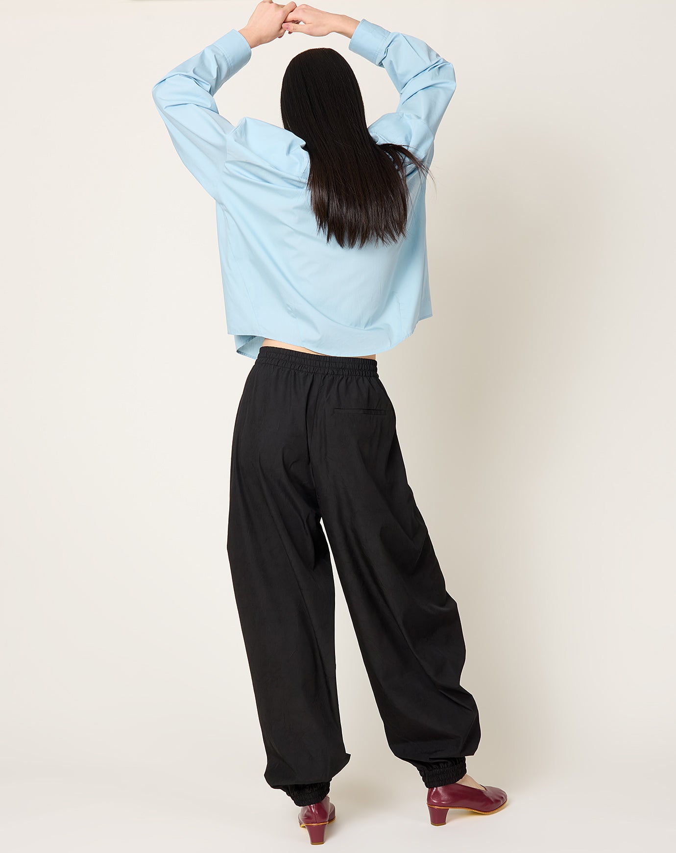 Róhe Balloon Track Pants in Black