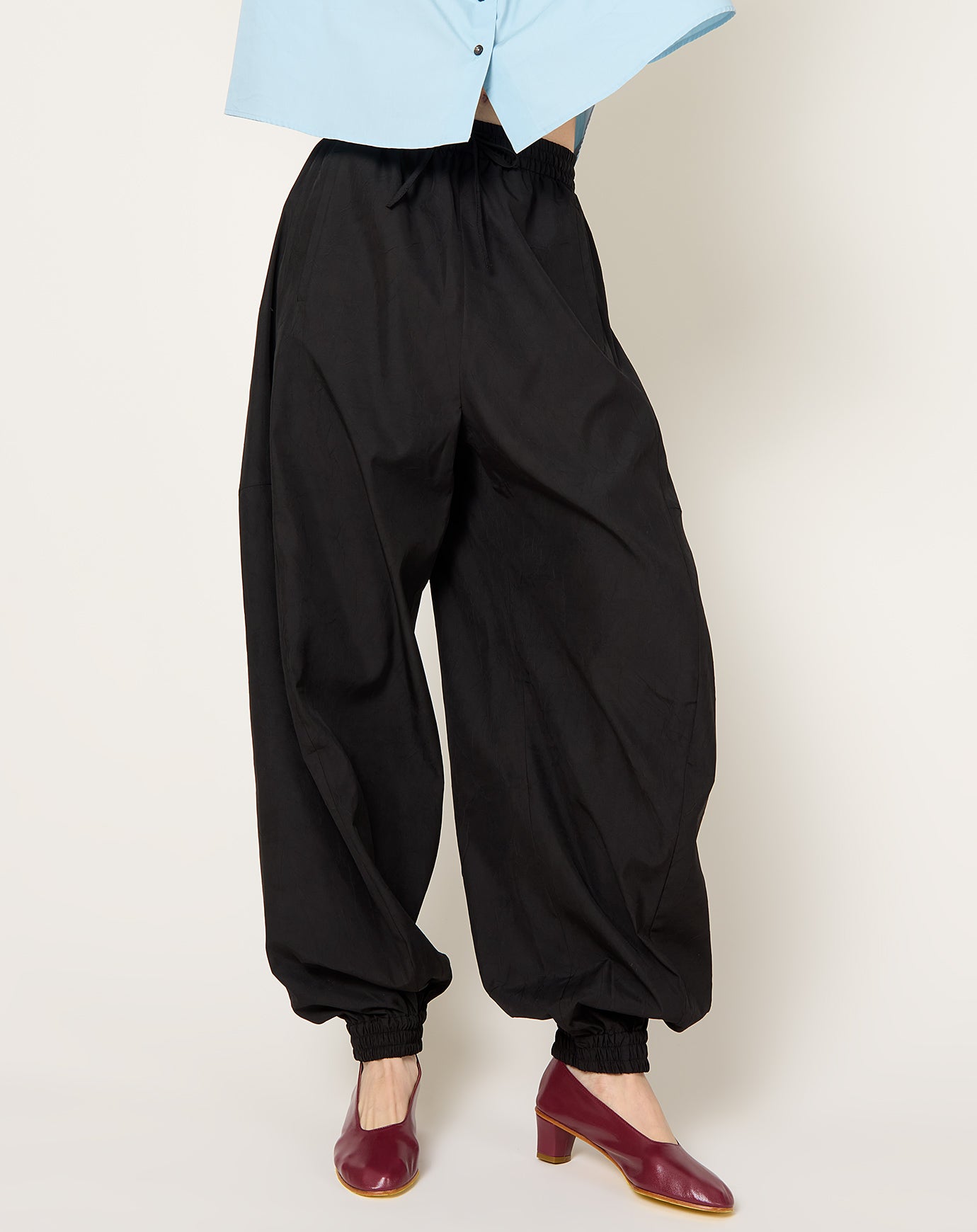 Róhe Balloon Track Pants in Black