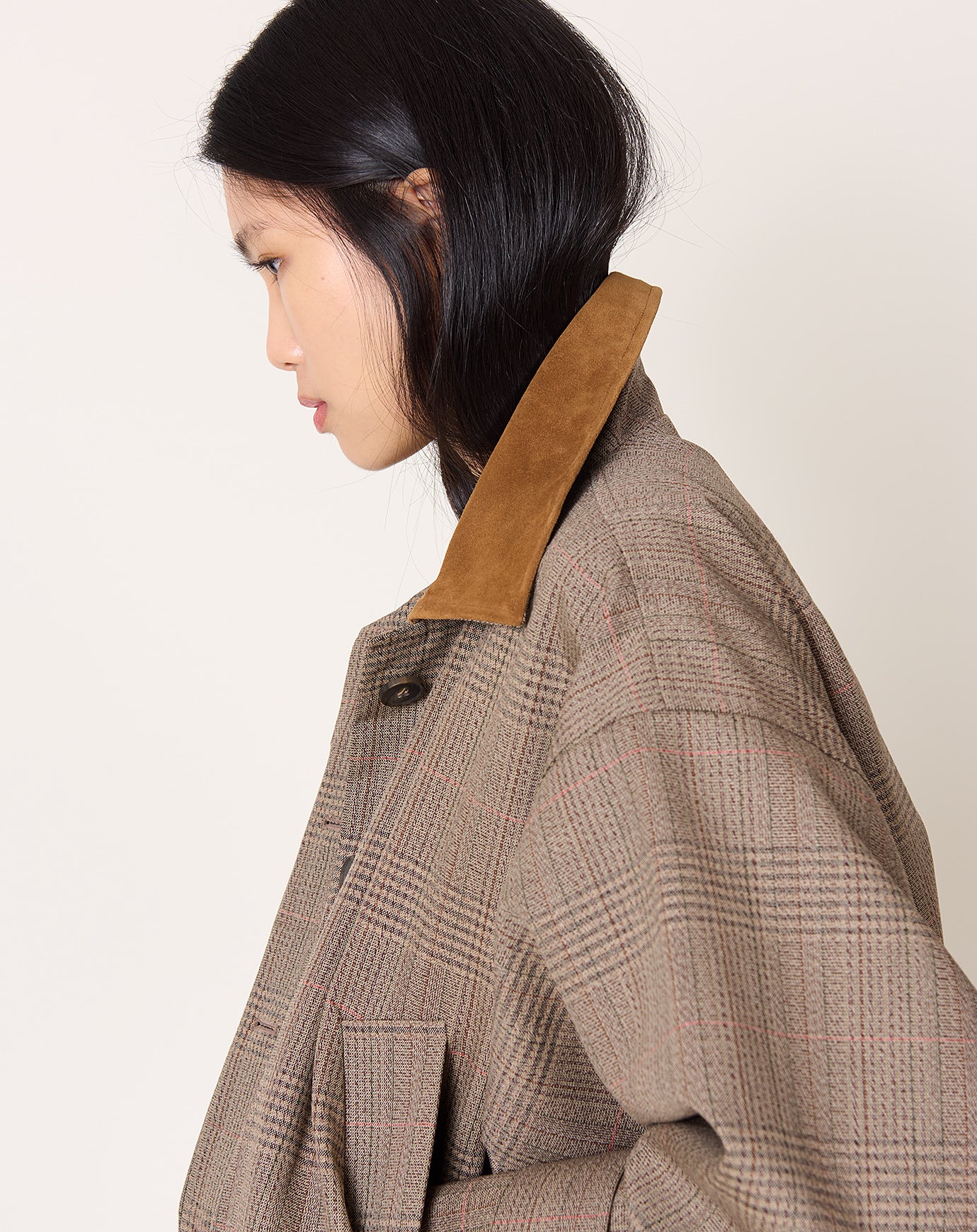 Róhe Suede Collar Blouson Jacket