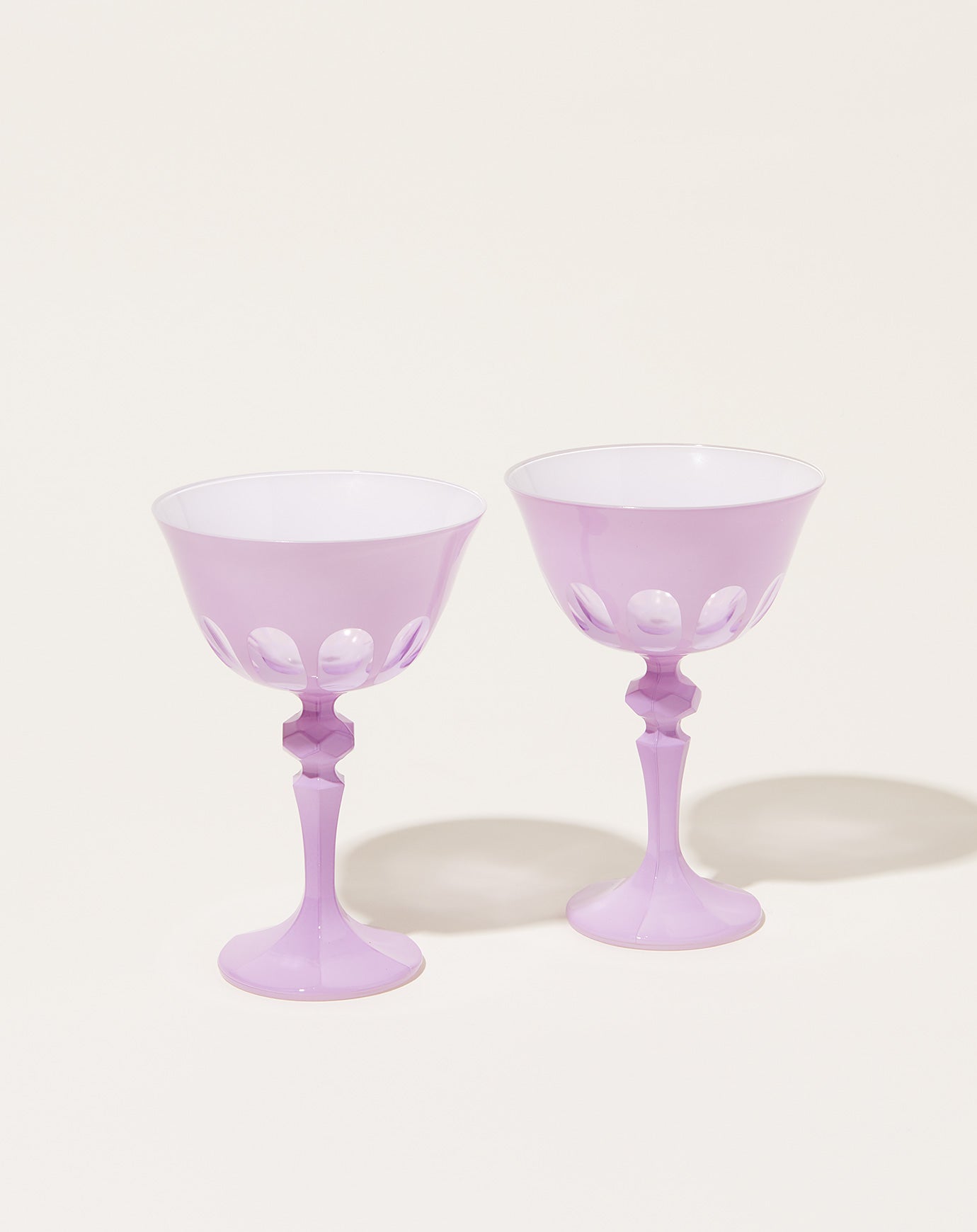 Sir Madam Rialto Glass Coupe Set in Lupine