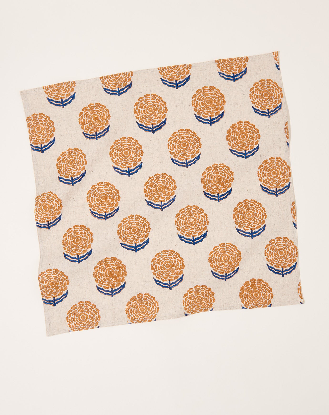 Soil to Studio Alisha Block Printed Table Napkins in Natural