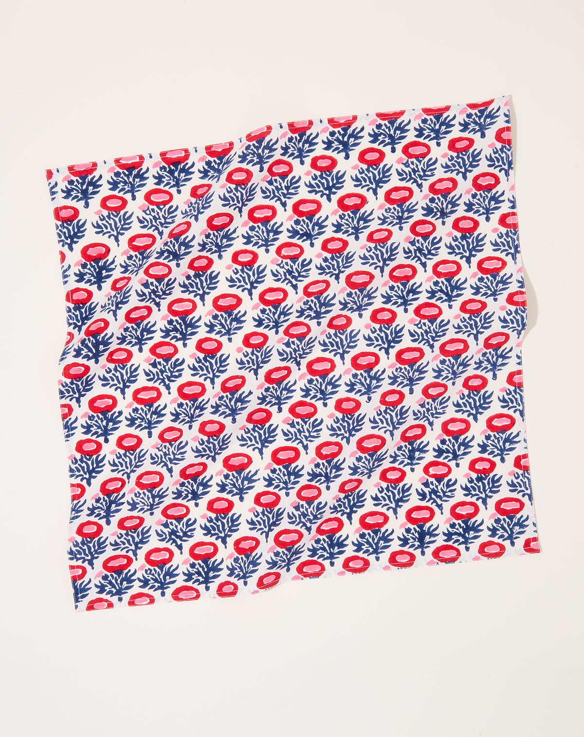 Rumi Block Printed Table Napkins in Red | Soil to Studio | Covet + Lou ...