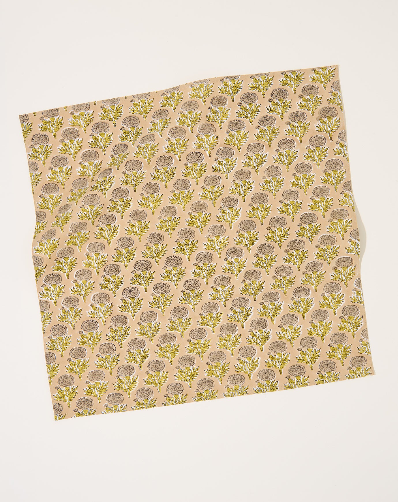 Soil to Studio Sonya Block Printed Table Napkins in Rosewater