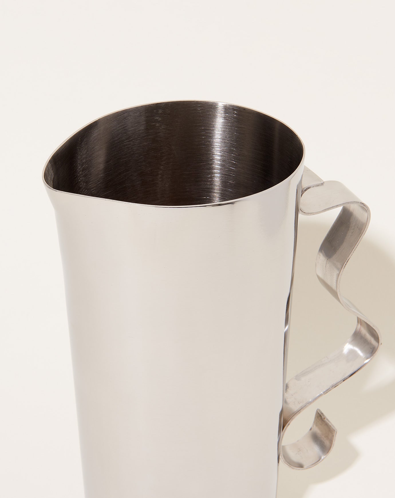 Sophie Lou Jacobsen Squiggle Pitcher in Mirror Polish Stainless Steel