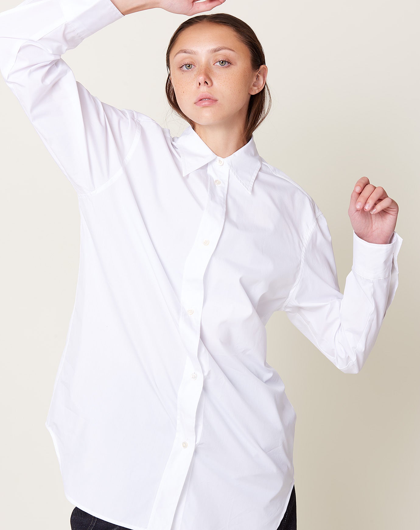 Studio Nicholson Santos Shirt in Optic White