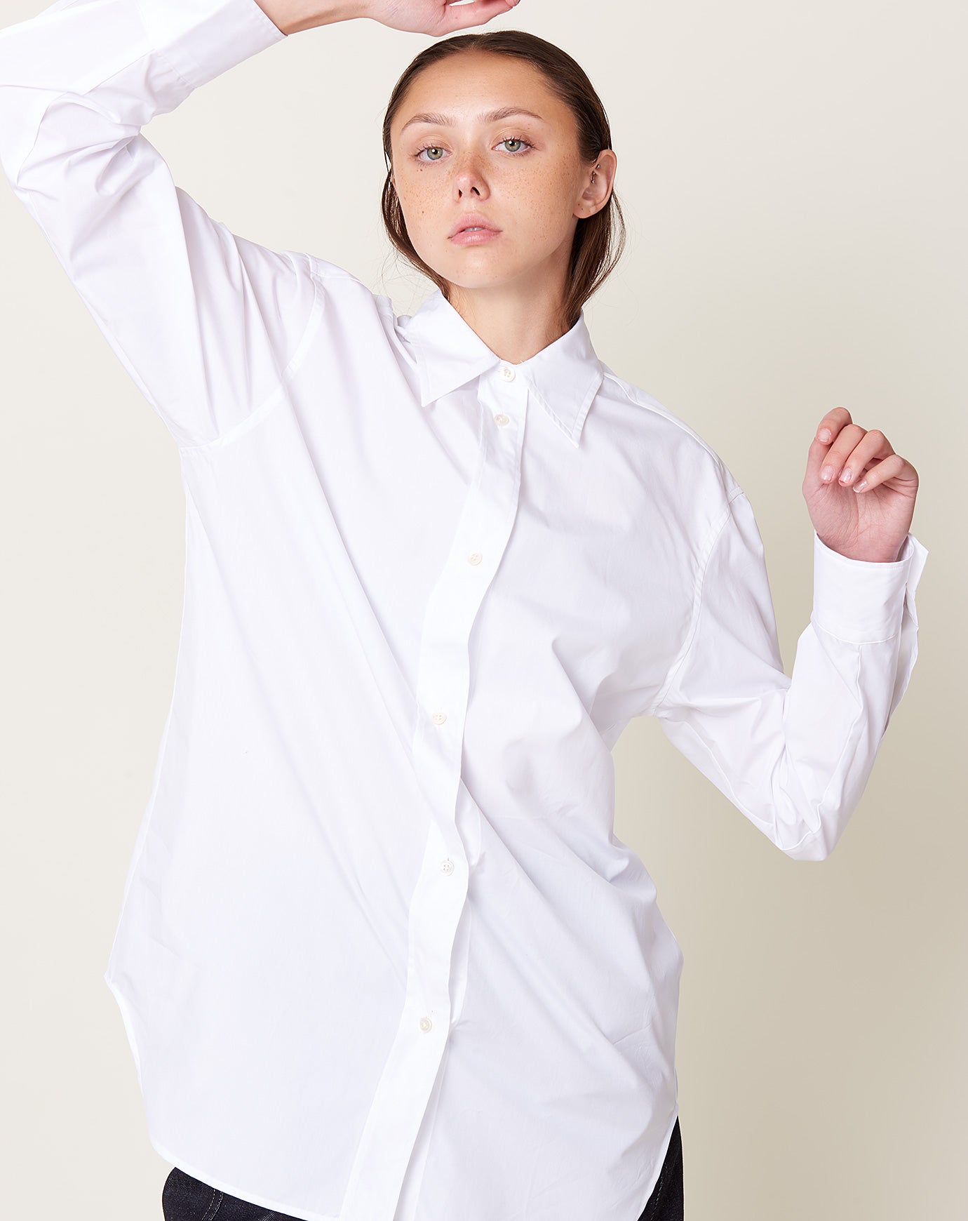 Santos Shirt in Optic White