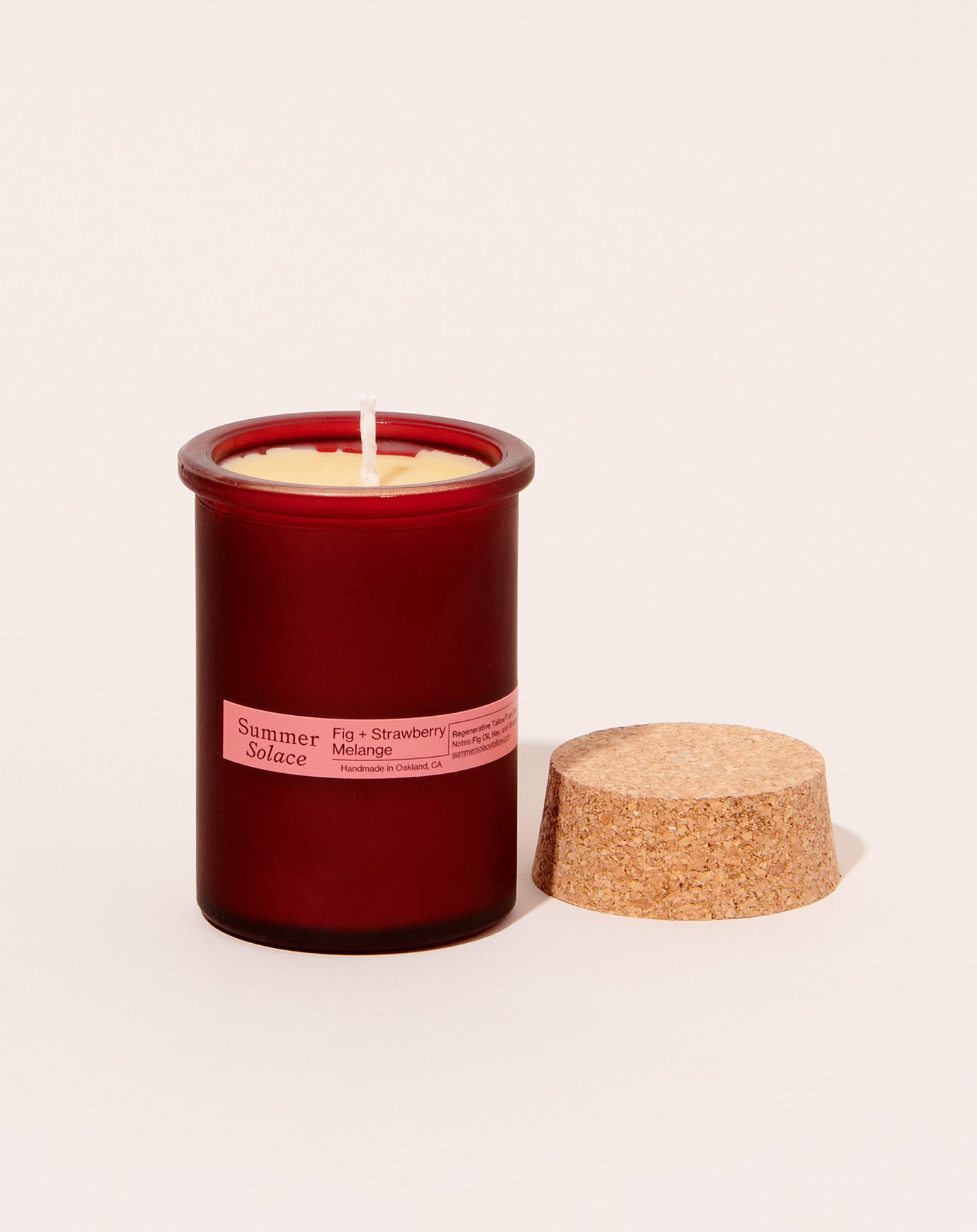 Summer Solace Fig and Strawberry Melange Candle