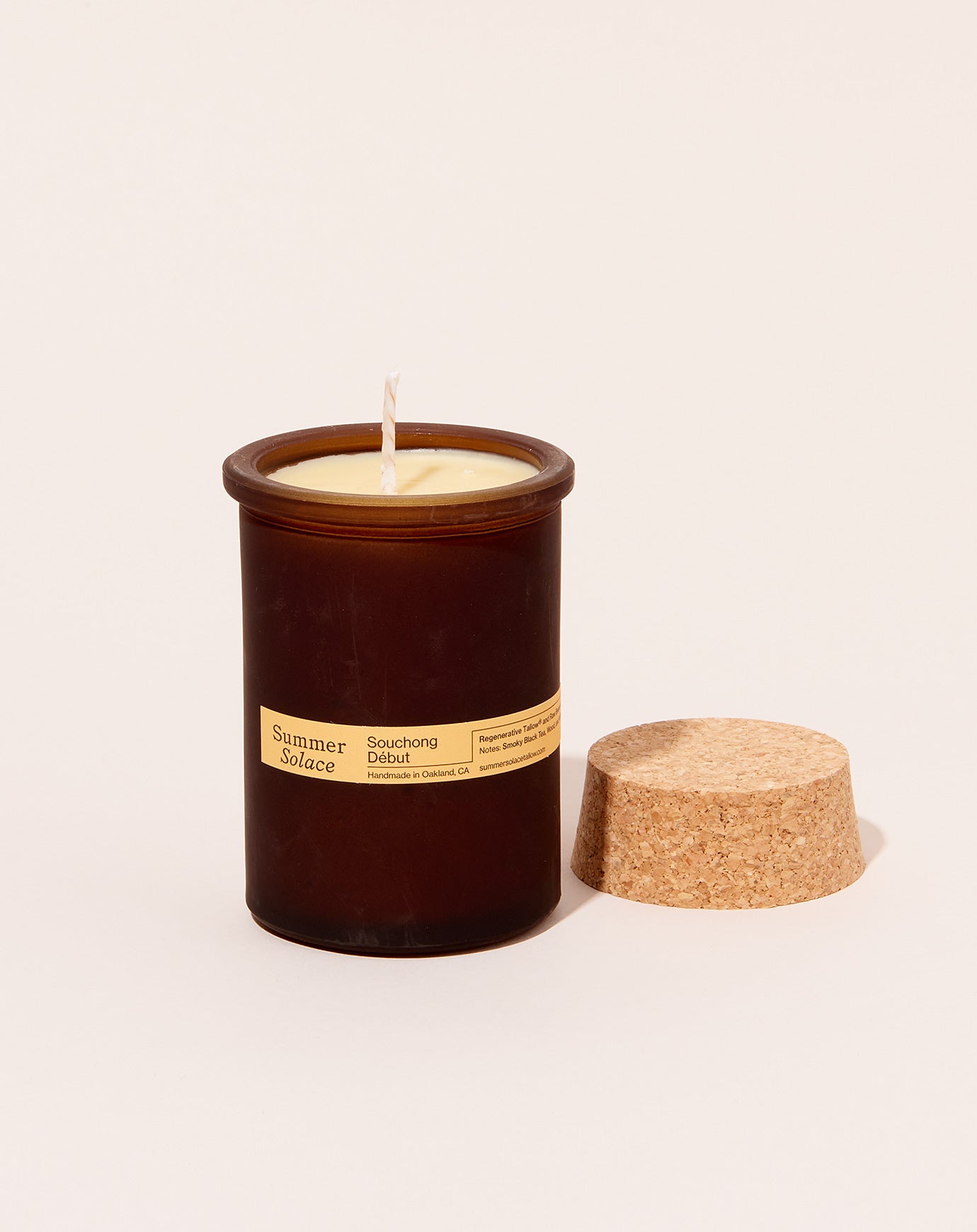 Summer Solace Souchong Debut Black Tea and Vetiver Candle