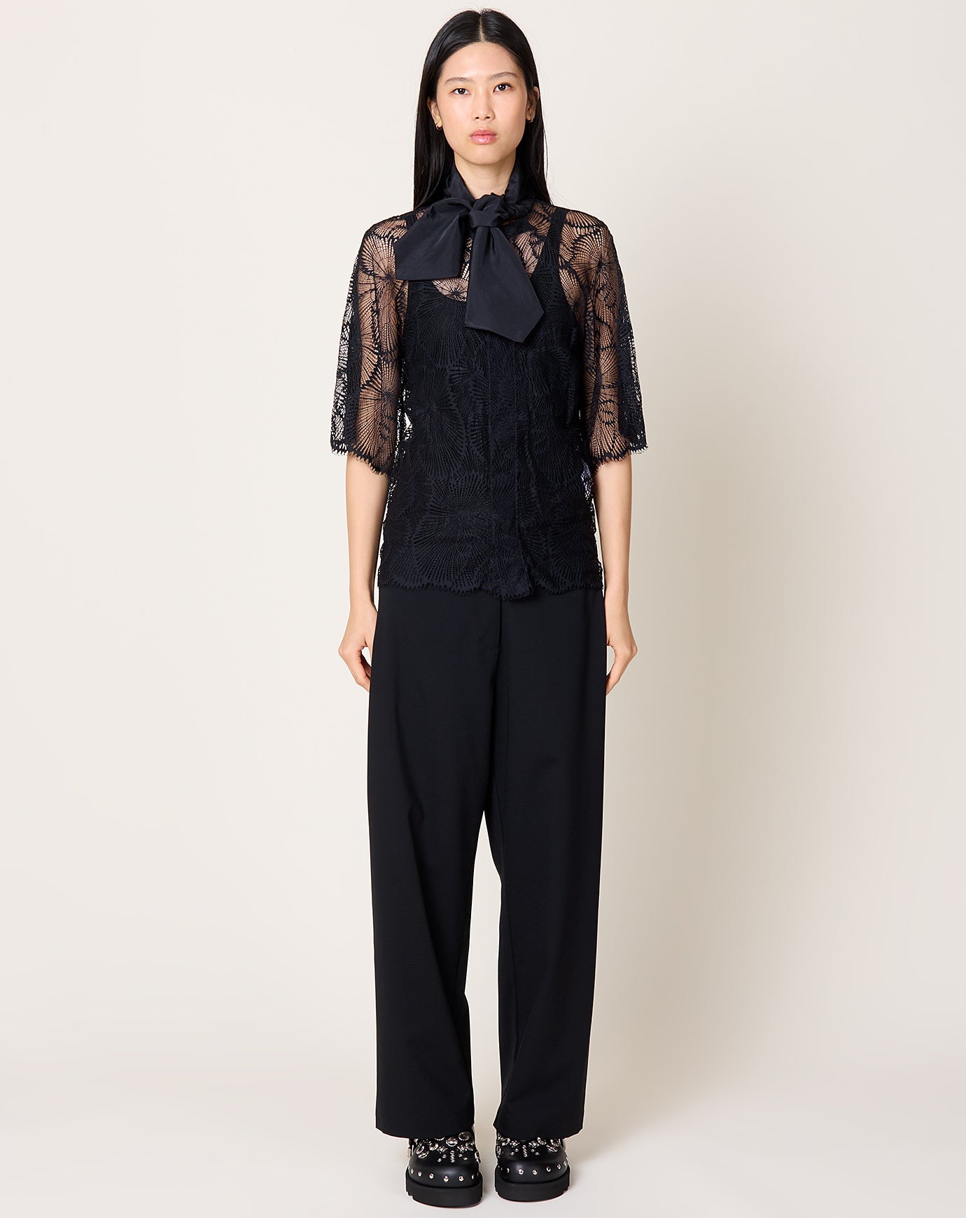 TOGA Archives Lace Blouse in Black