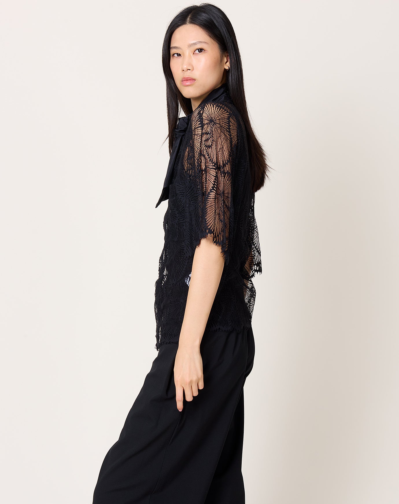 TOGA Archives Lace Blouse in Black