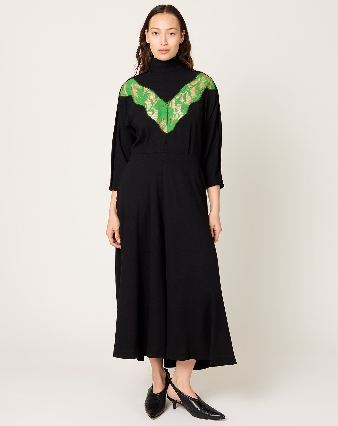 TOGA Archives Lace Dress in Black