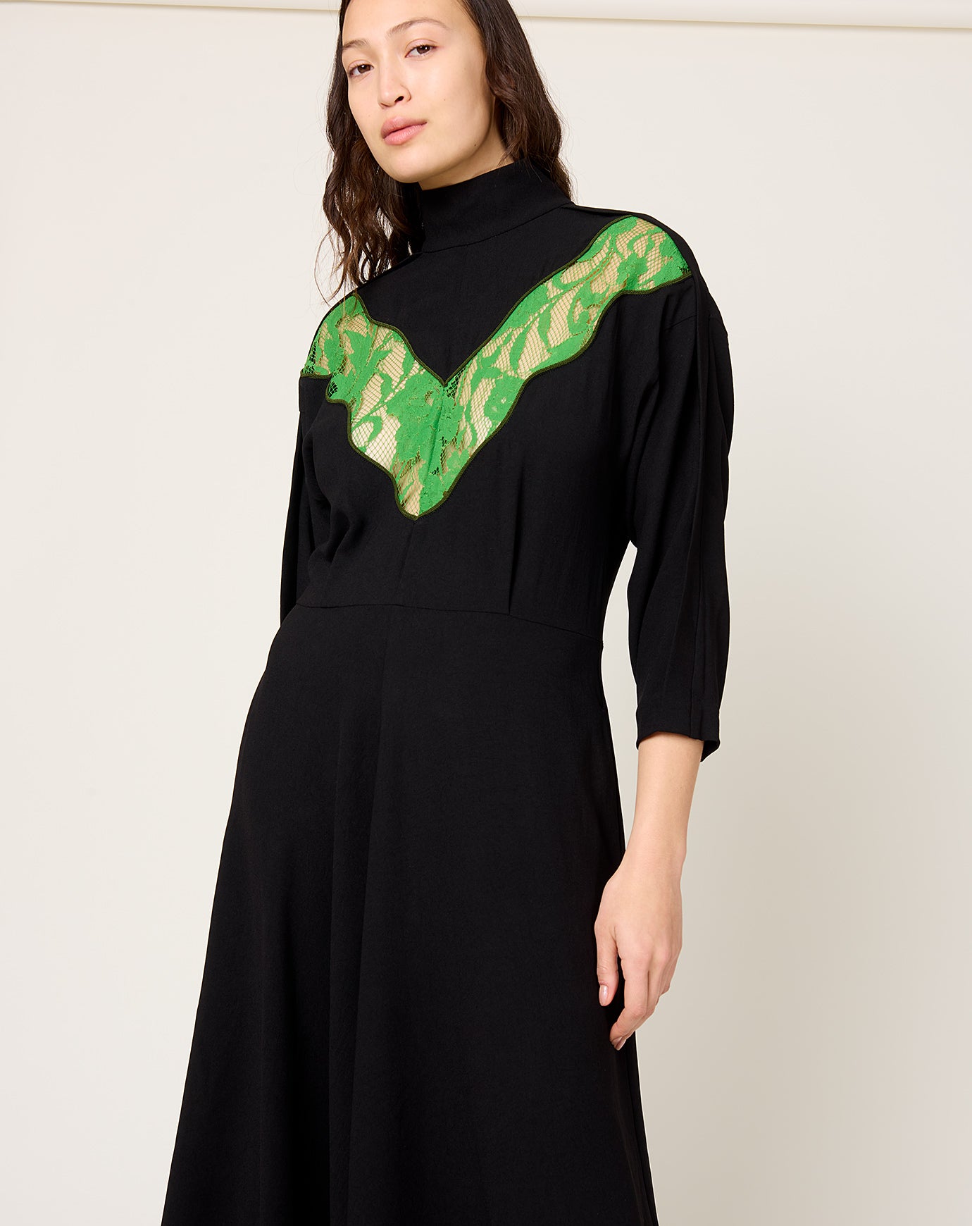 TOGA Archives Lace Dress in Black