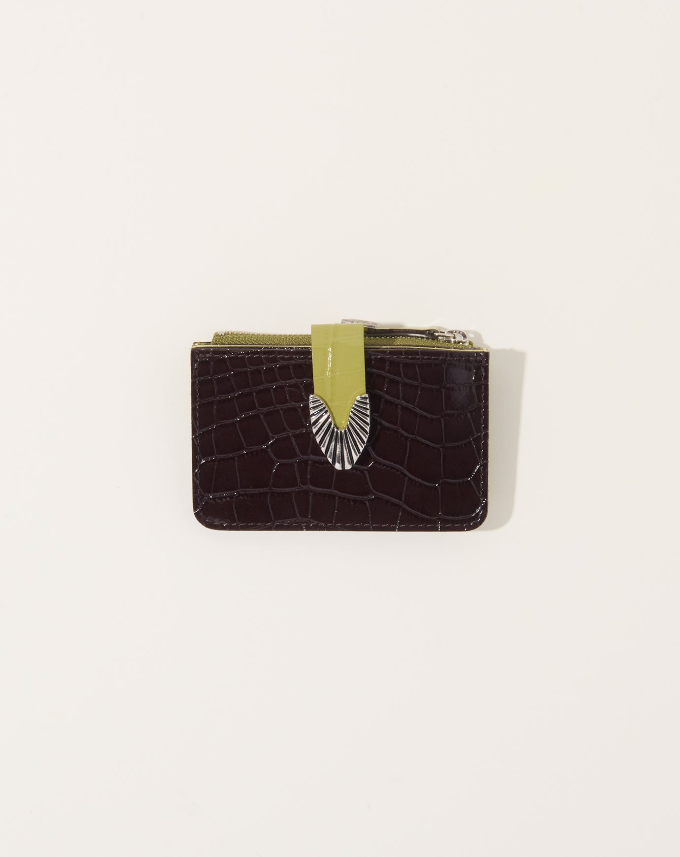TOGA Archives Leather Wallet in Brown