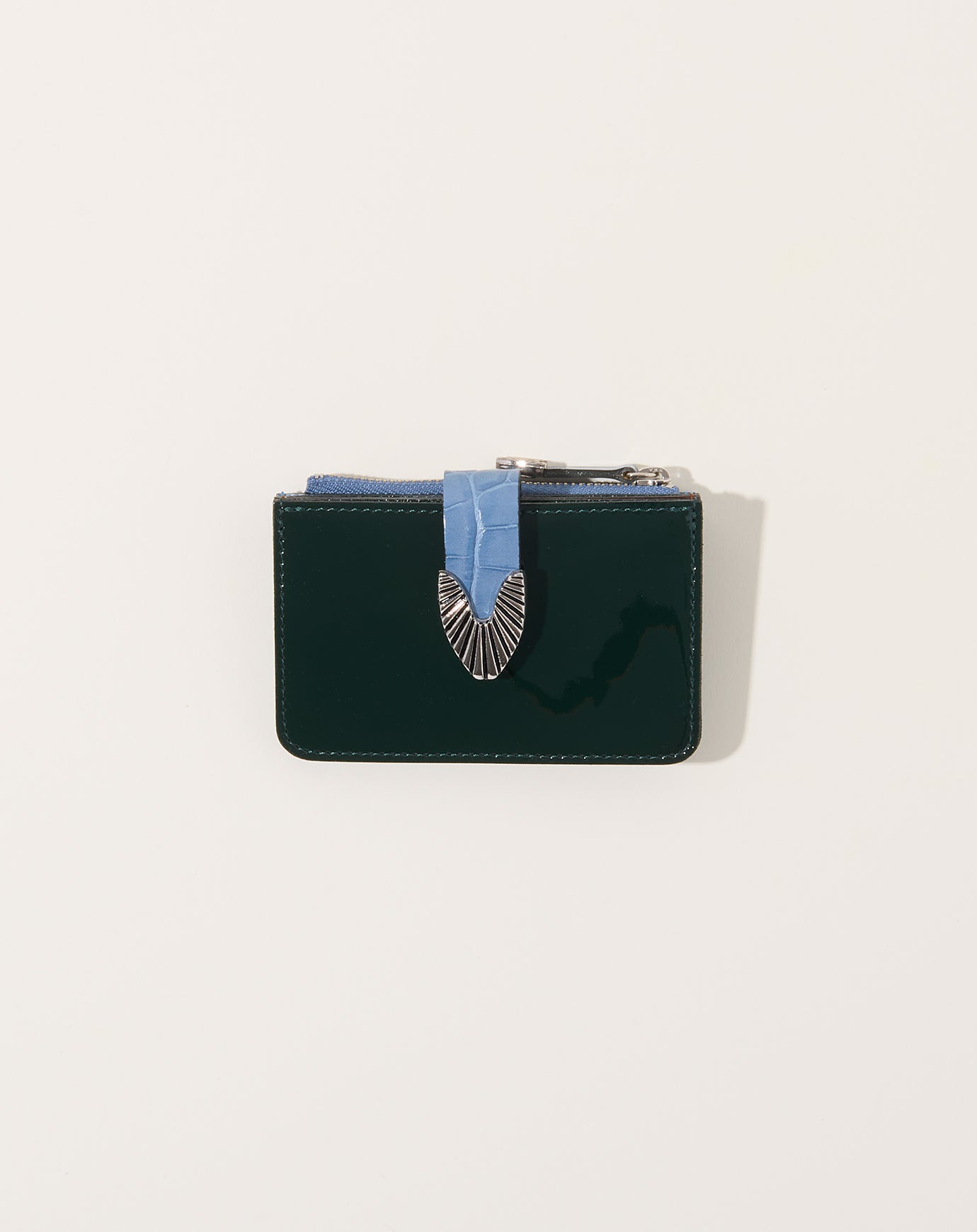TOGA Archives Leather Wallet in Green