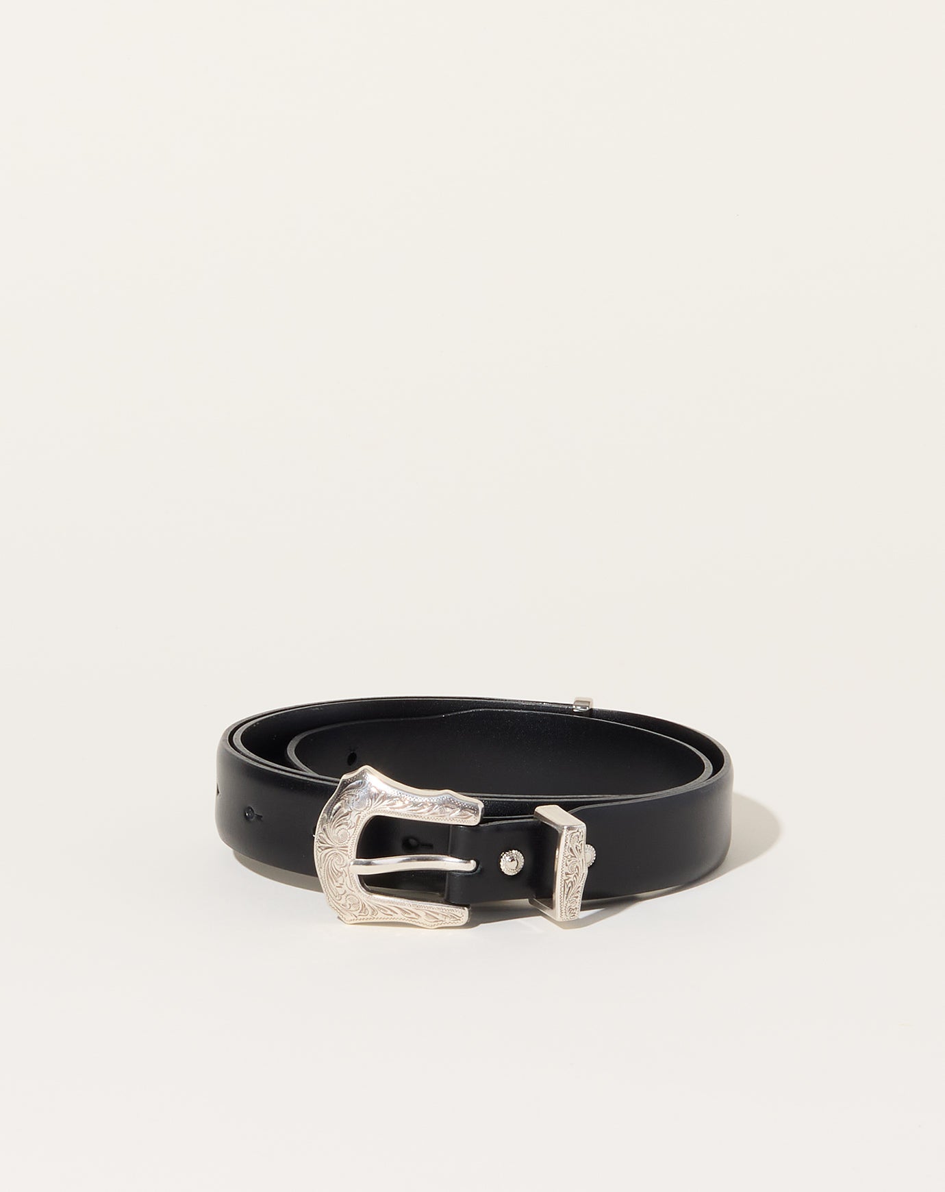 TOGA Archives Metal Buckle Belt in Black