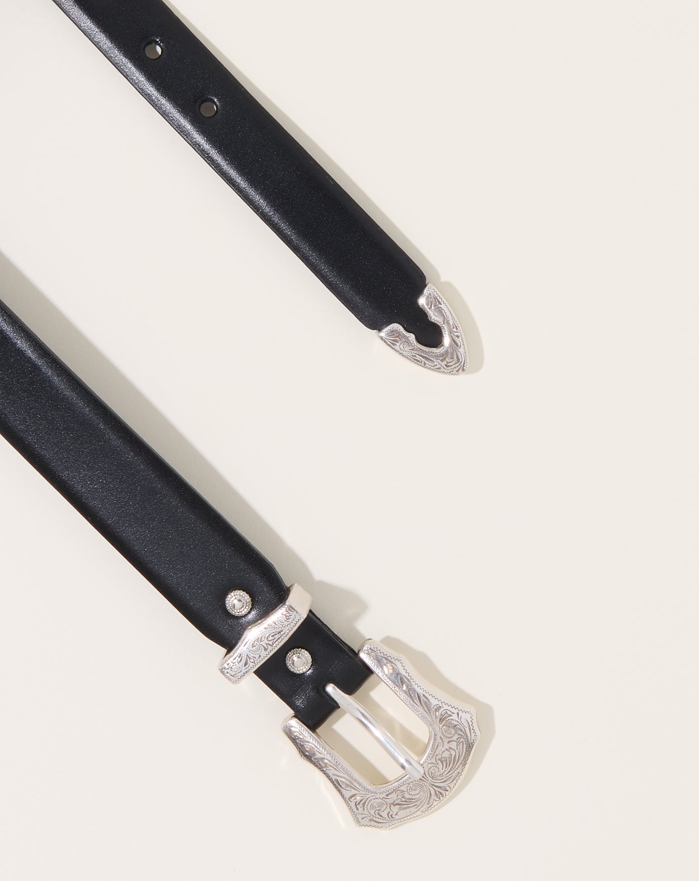 TOGA Archives Metal Buckle Belt in Black