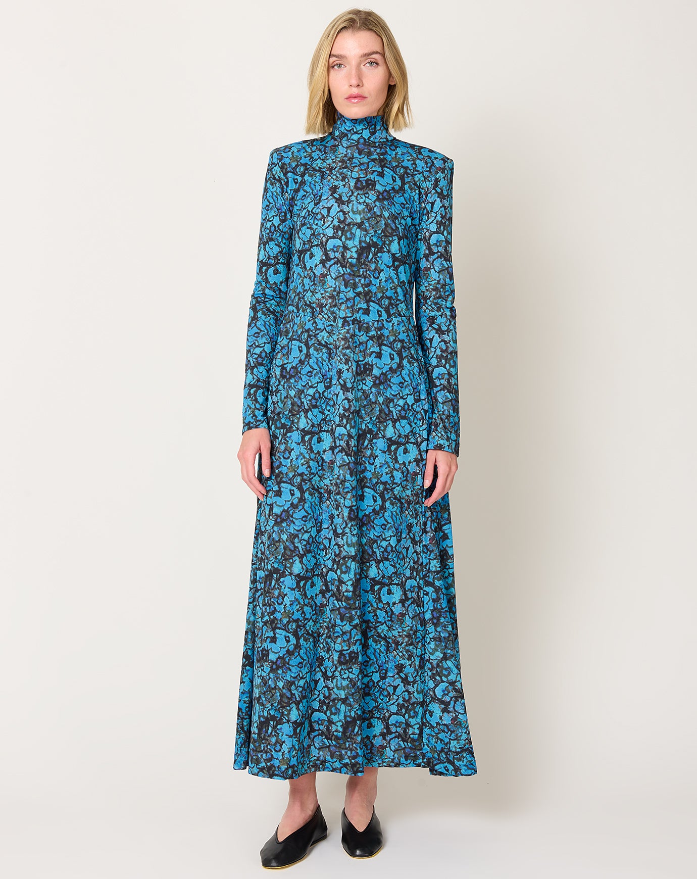 TOGA Archives Smooth Jersey Dress in Blue