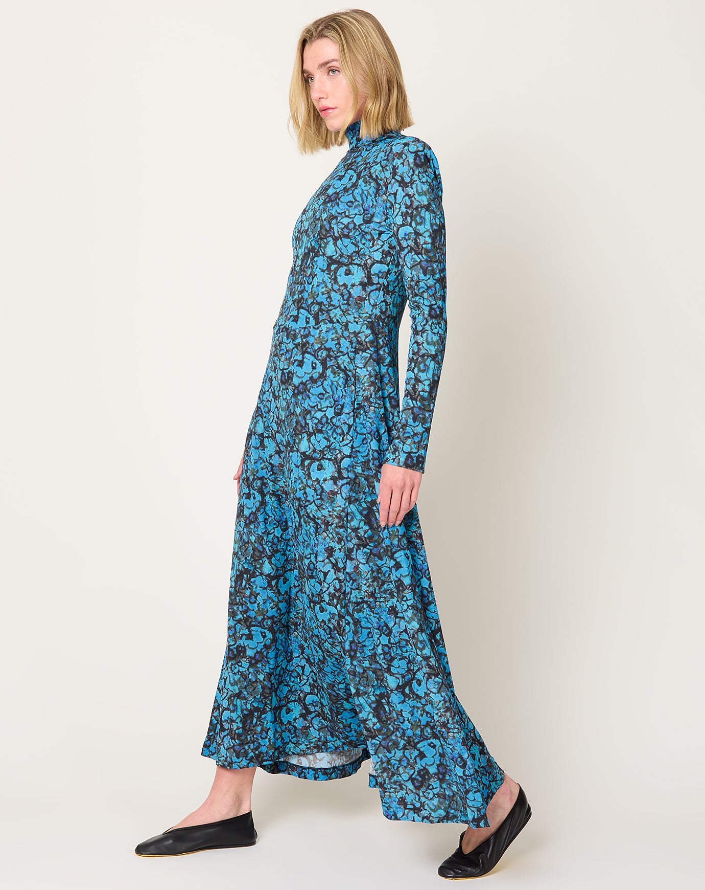 TOGA Archives Smooth Jersey Dress in Blue