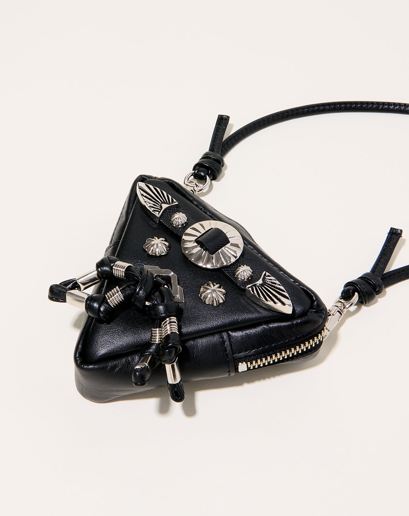 TOGA Archives Triangle Shoulder Pouch in Black