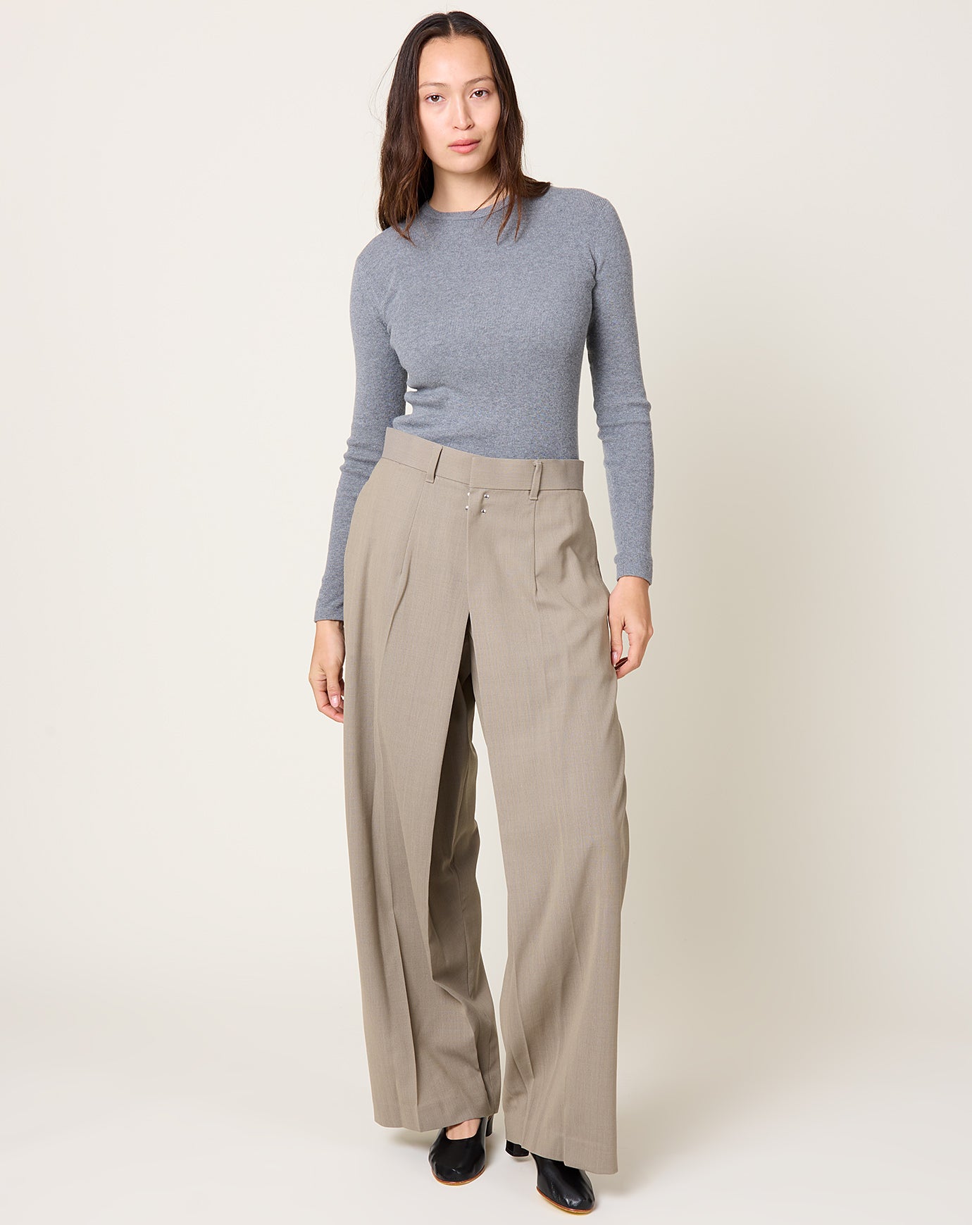 TOGA ARCHIVES Pierced Pants in Beige