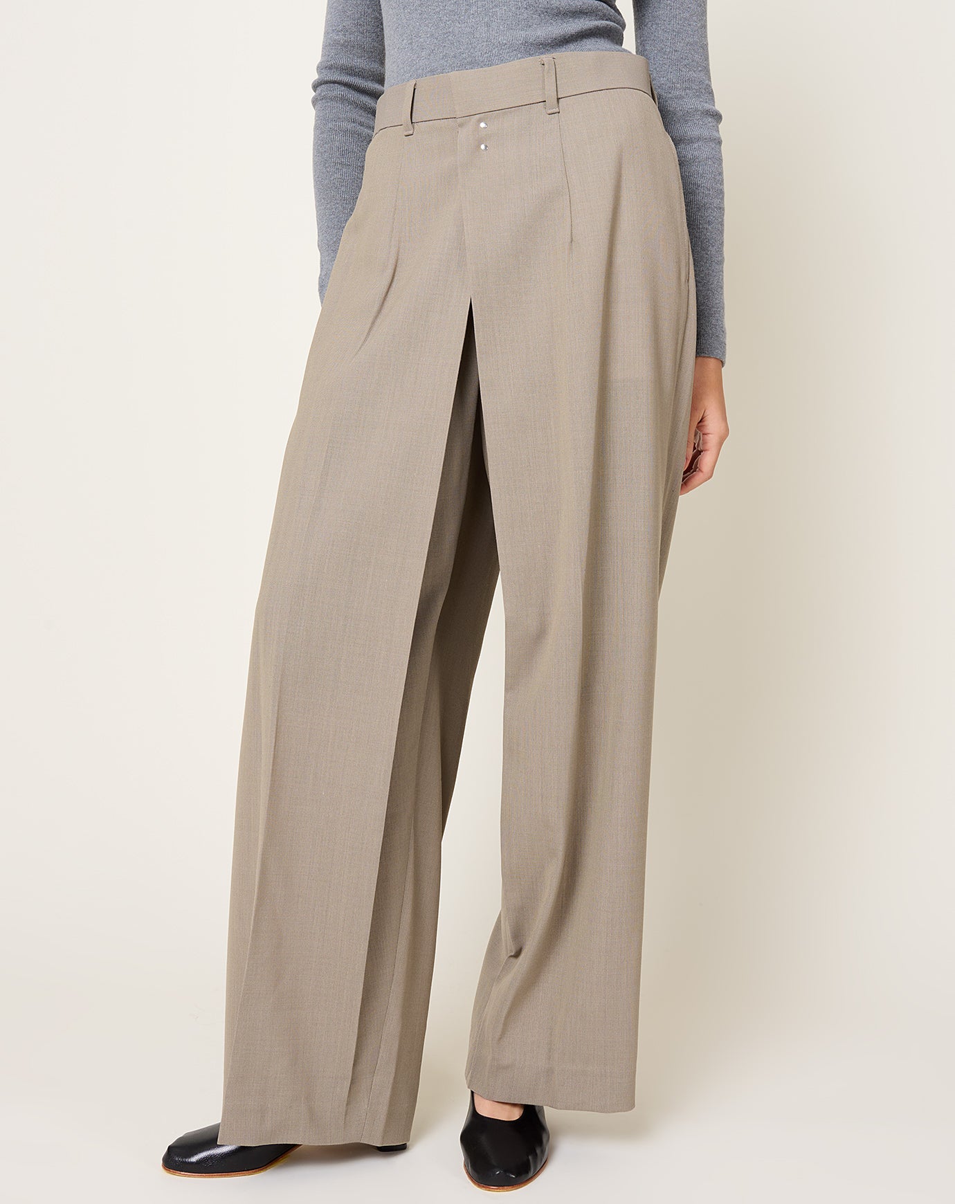 TOGA ARCHIVES Pierced Pants in Beige
