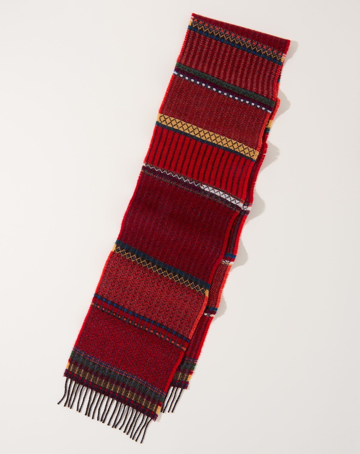 Wallace Sewell Cassia Scarf in Crimson