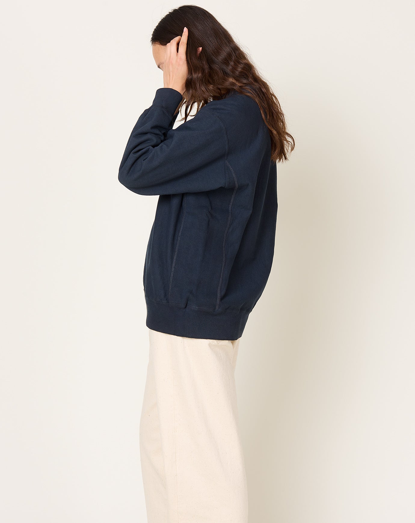 Yoko Sakamoto Athletic Sweatshirt in Indigo