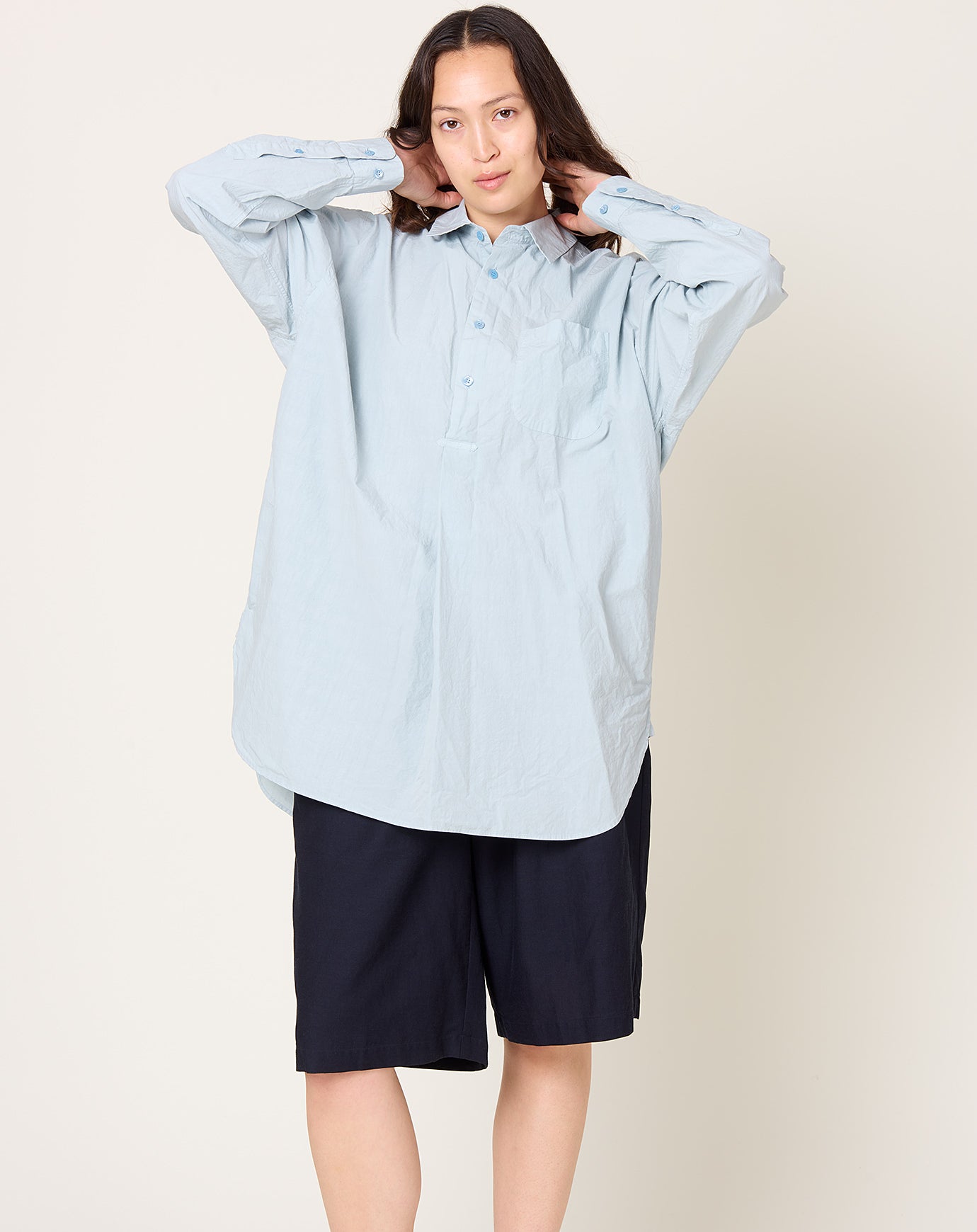 Yoko Sakamoto Pullover Shirt in Sky Blue