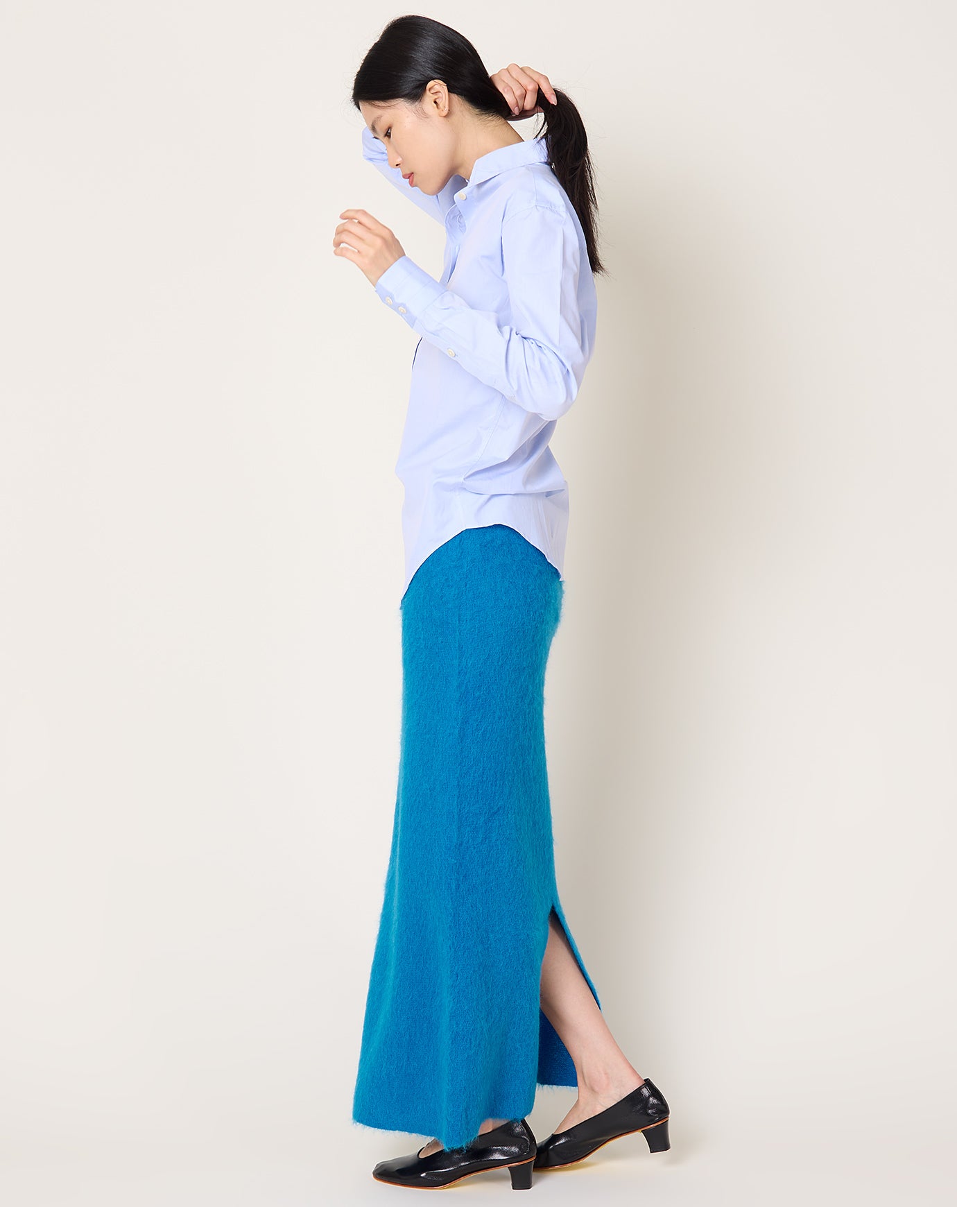 Zankov Junko Stripe Turtleneck in Honey
