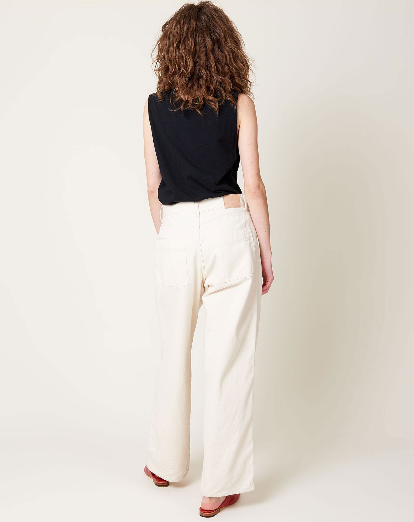 6400 Oversized Trouser Jean in Natural