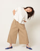 7115 by Szeki Elastic Culottes in Tan