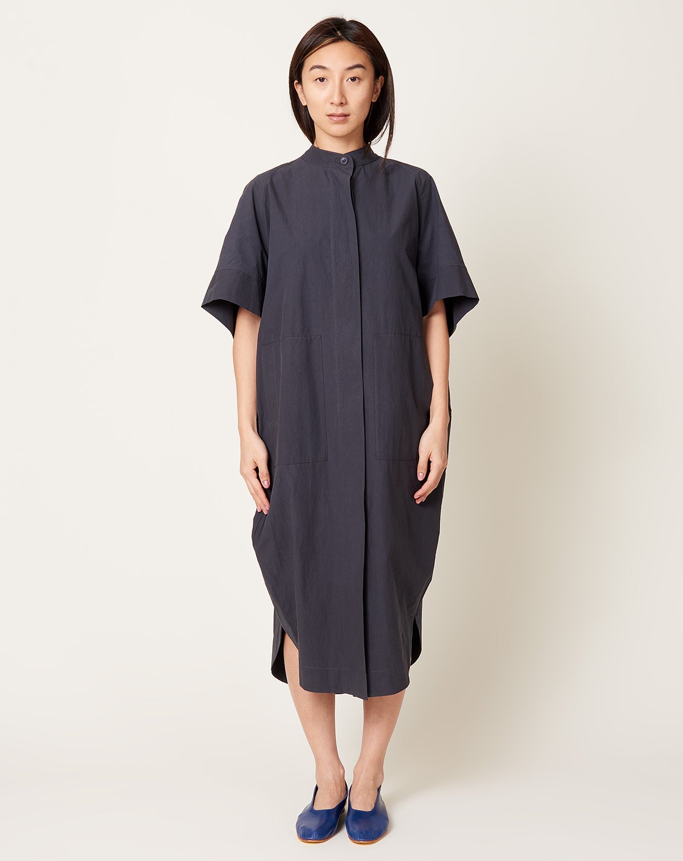 Lantern Shirt Dress in Hale Navy | 7115 by Szeki | Covet + Lou